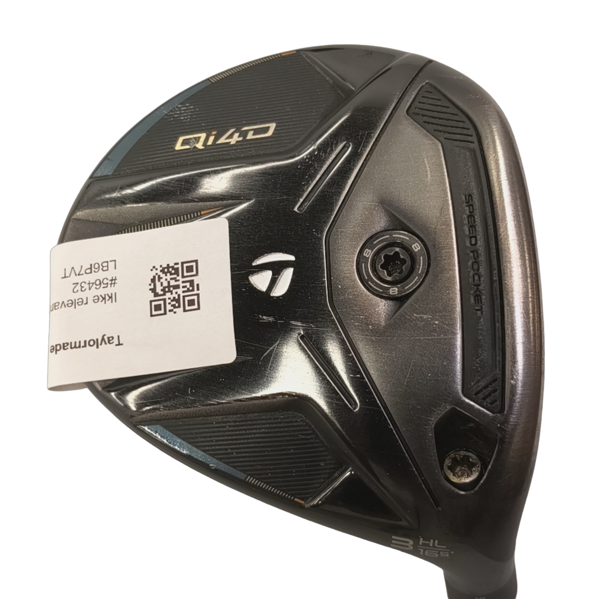 TaylorMade Qi4D #3 Fairway Hoved / Loft 16.5 [model:birefnet-general] [bg:handrolled]