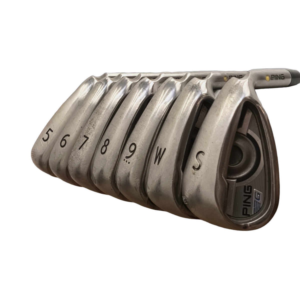 PING G Jernsæt / 5-PW+SW / Flex Stiff / Stål [model:birefnet-general] [bg:handrolled]