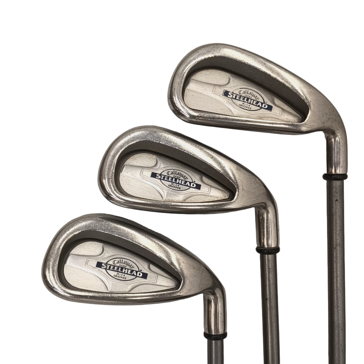 Callaway Steelhead X-14 Jernsæt / 6-PW+GW+SW / Flex Regular / Grafit [model:birefnet-general] [bg:handrolled]