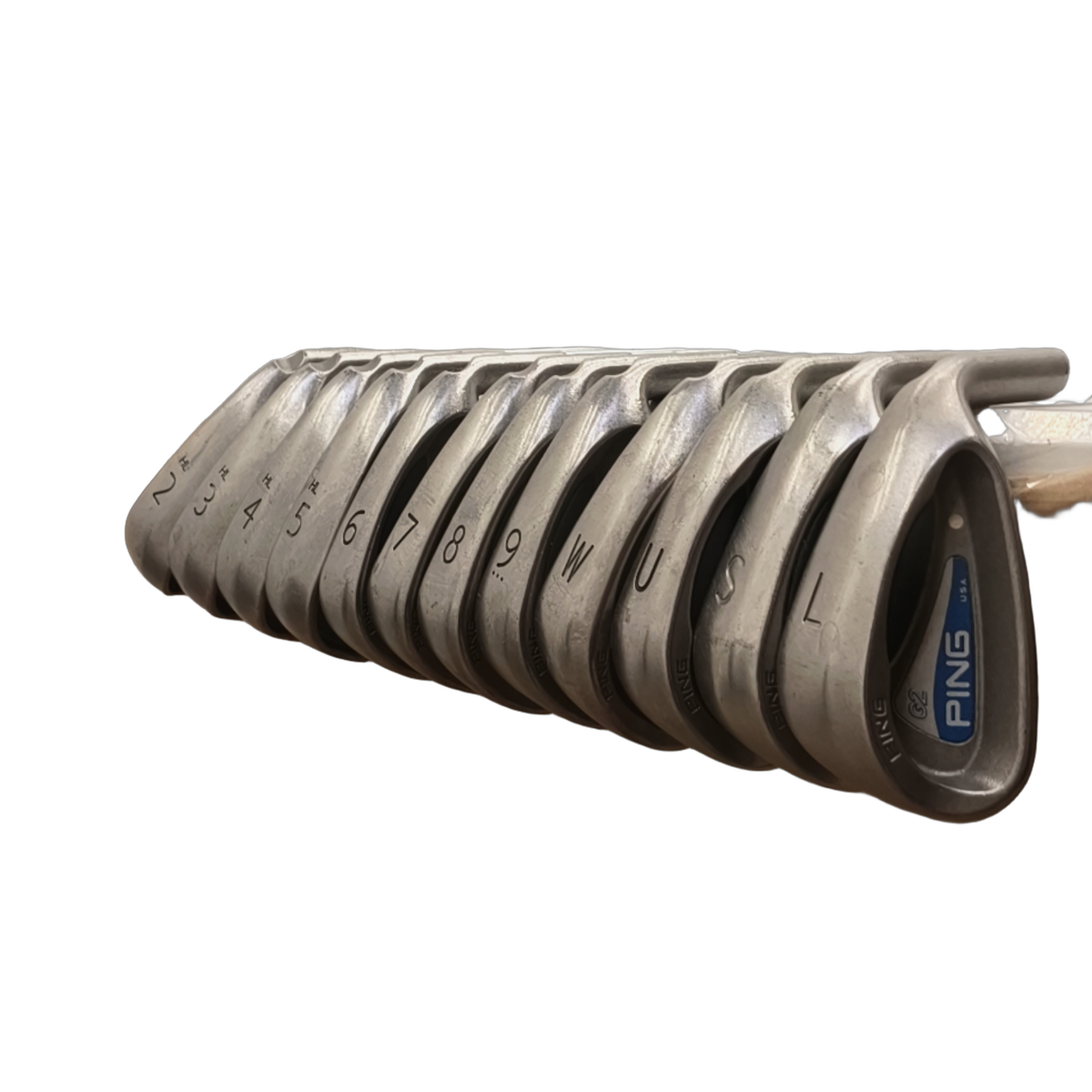 PING G2 Jernsæt / 2-PW+GW+SW+LW / Flex Stiff / Stål [model:birefnet-general] [bg:handrolled]
