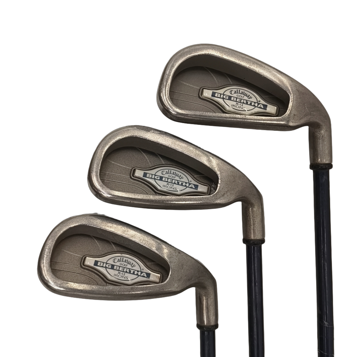 Callaway Big Bertha X-12 Jernsæt / 2-PW / Flex Stiff / Grafit [model:birefnet-general] [bg:handrolled]