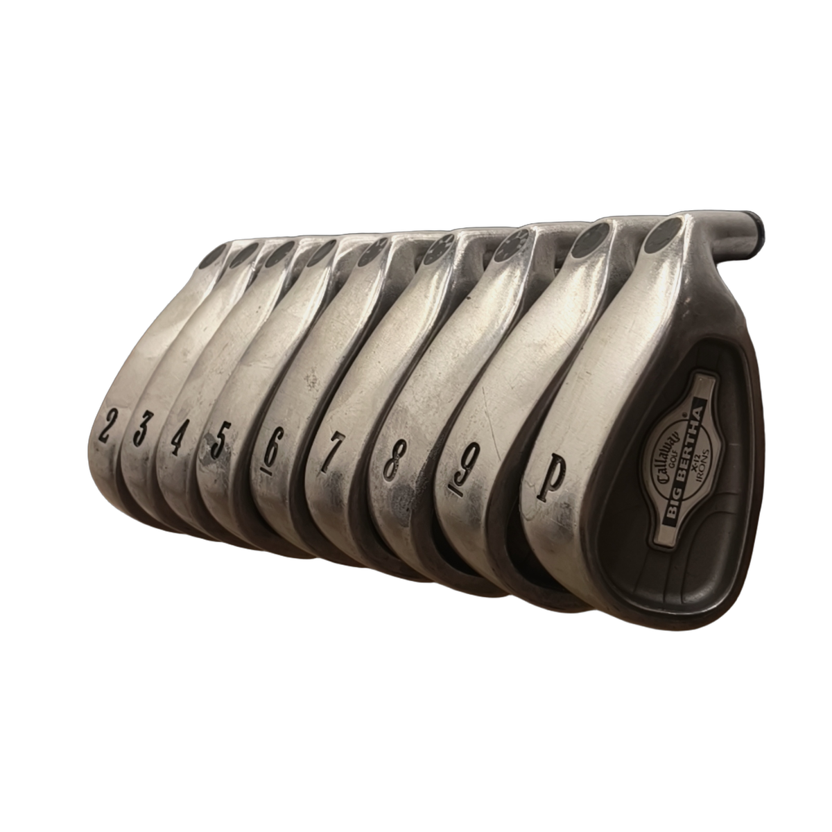 Callaway Big Bertha X-12 Jernsæt / 2-PW / Flex Stiff / Grafit [model:birefnet-general] [bg:handrolled]