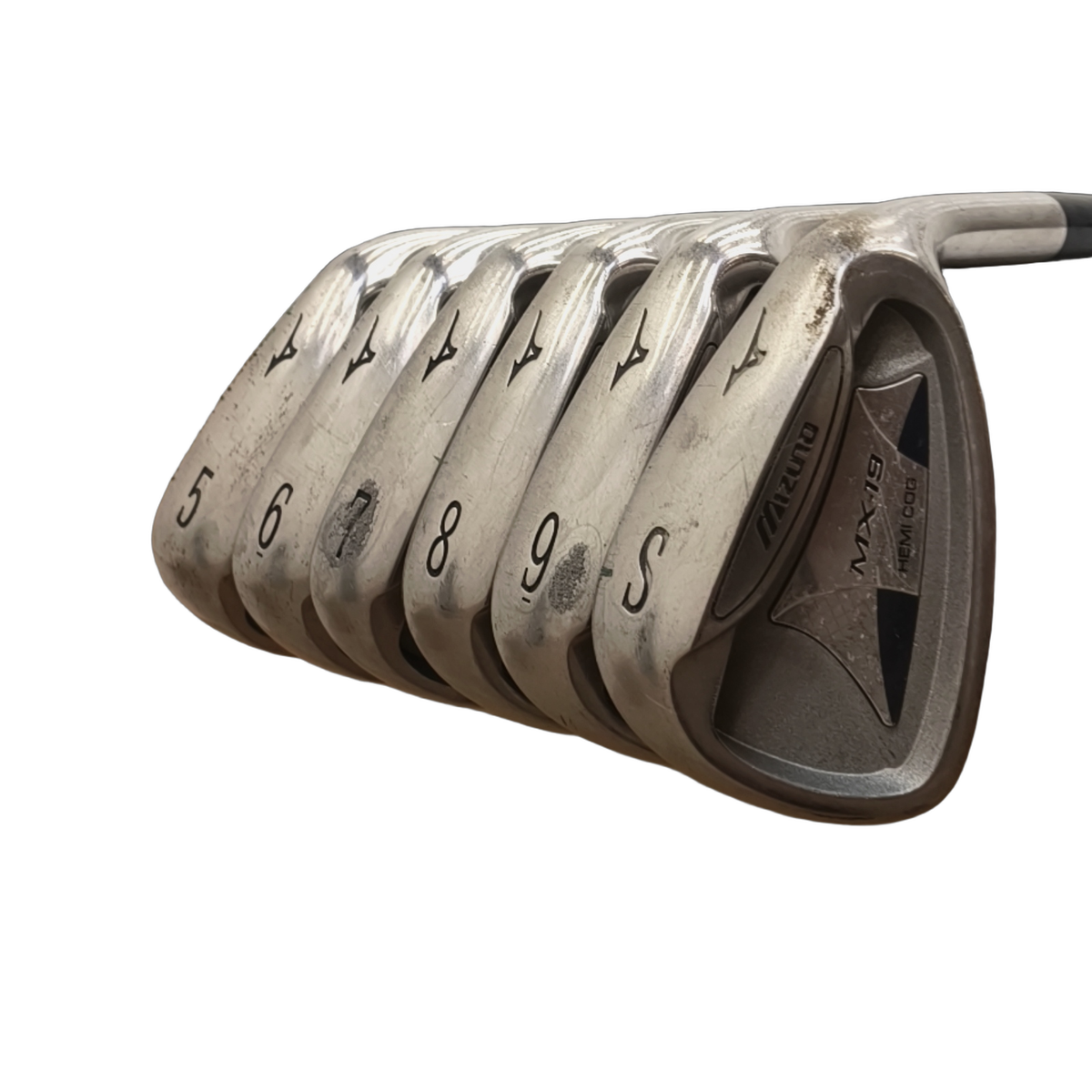 Mizuno Mx-19 Jernsæt / 5-9i+SW / Flex A-flex / Grafit [model:birefnet-general] [bg:handrolled]