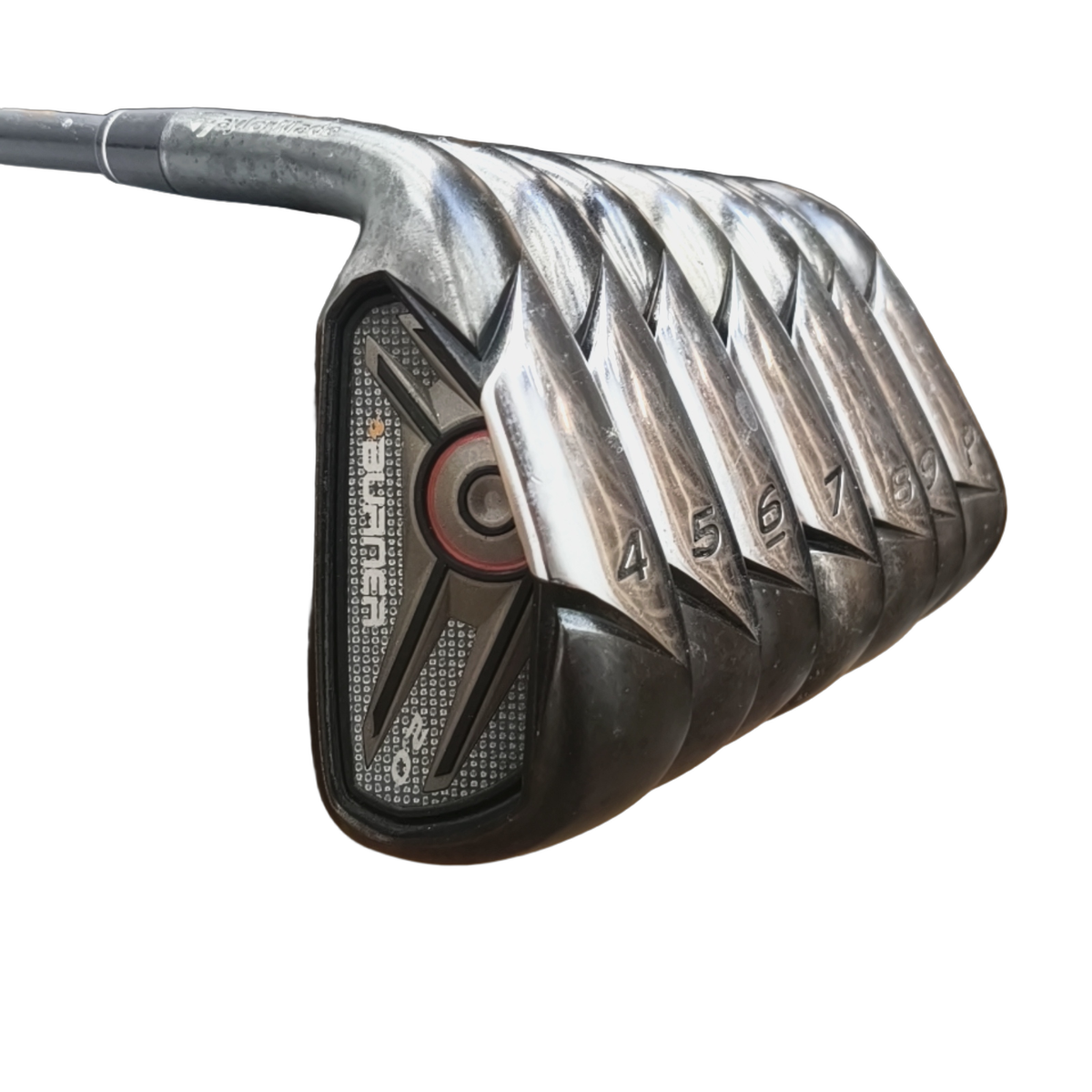 Venstre TaylorMade Burner 2.0 Jernsæt / 4-PW / Flex Regular / Grafit [model:birefnet-general] [bg:handrolled]