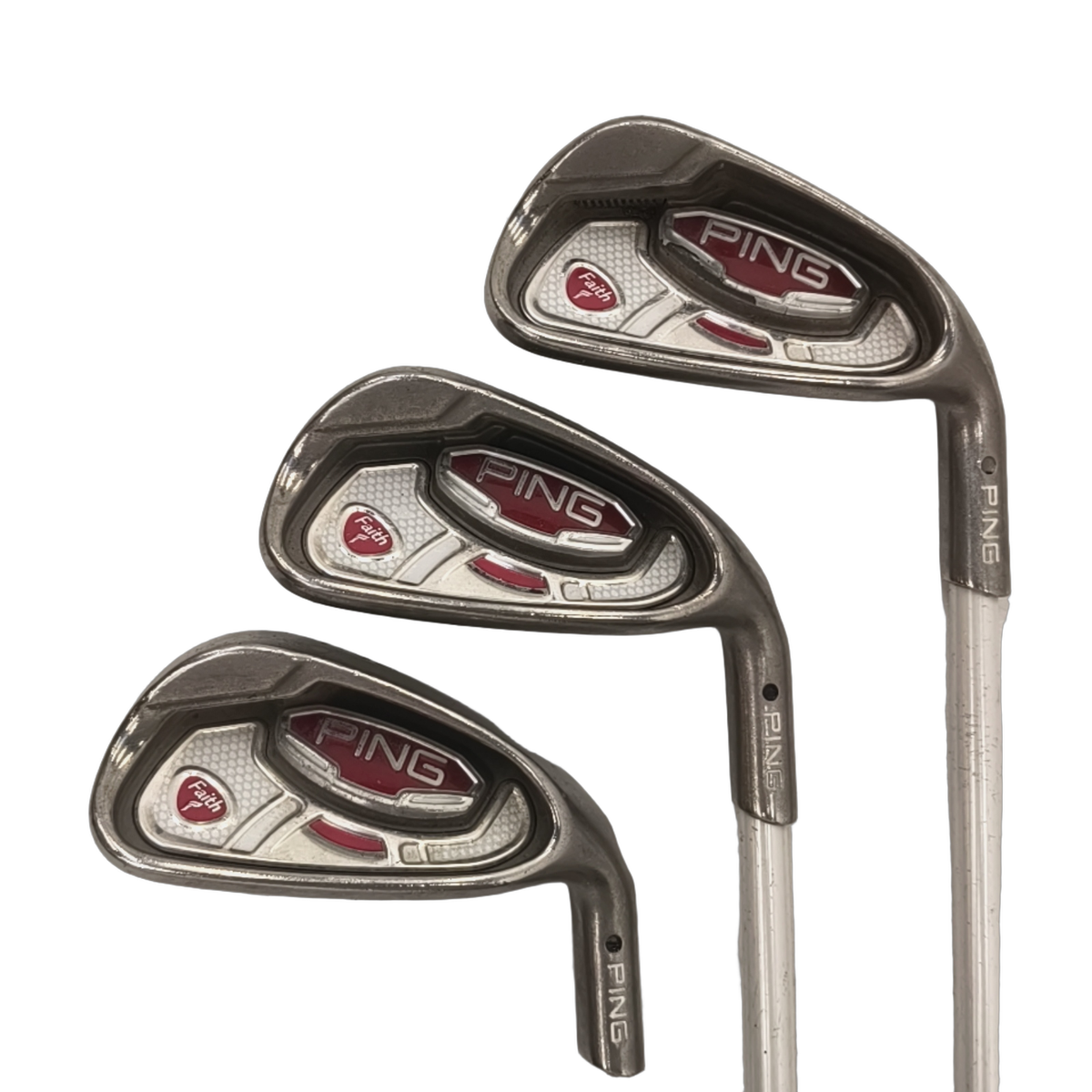 PING Faith Jernsæt / 7-PW+GW+SW / Flex Ladies / Grafit [model:birefnet-general] [bg:handrolled]