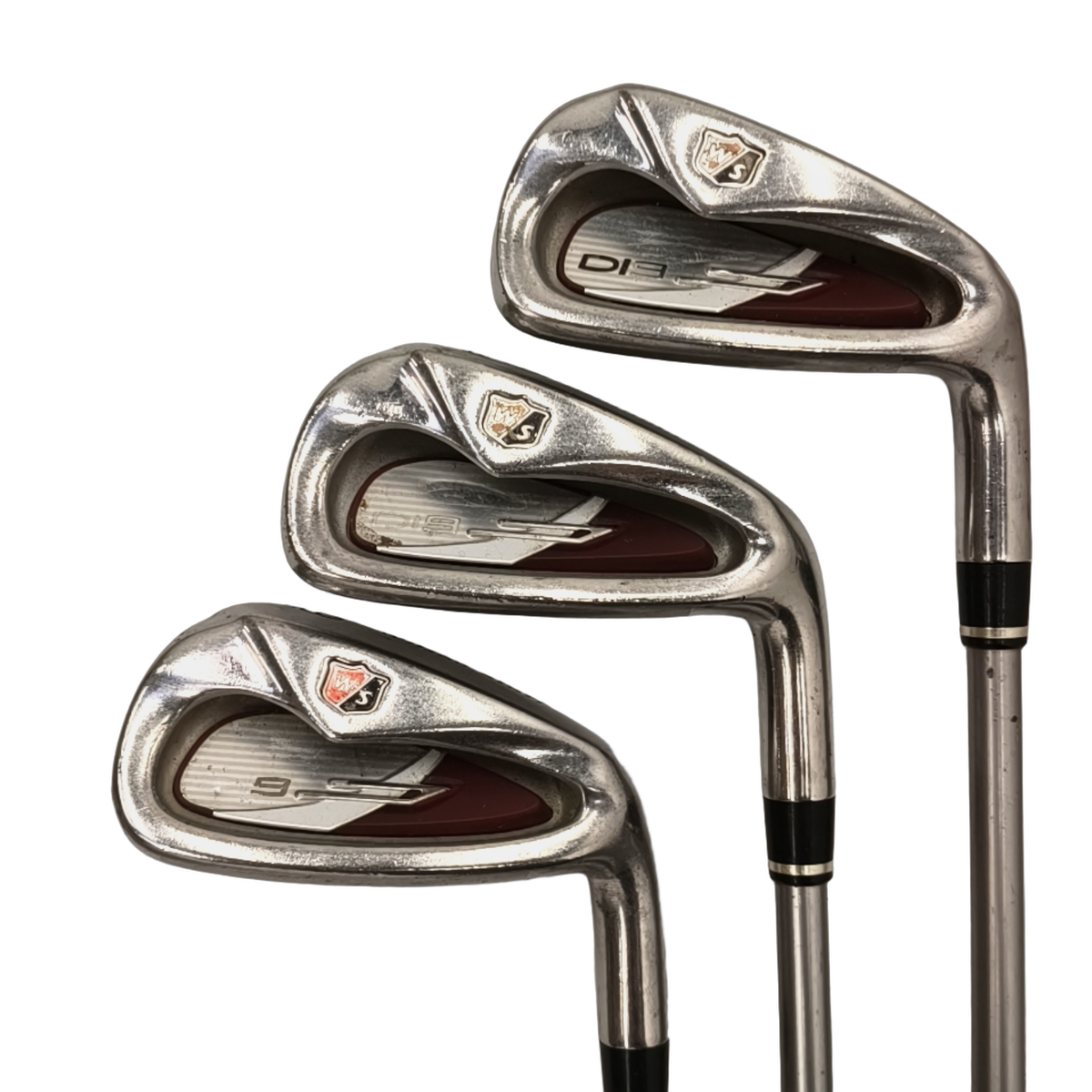 Wilson DI9 Jernsæt / 4-PW+AW  / Flex Regular / Grafit [model:birefnet-general] [bg:handrolled]