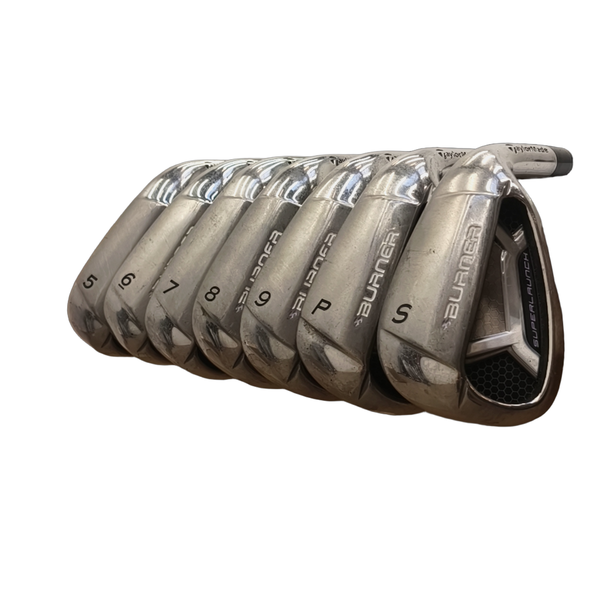 TaylorMade Burner Superlaunch Jernsæt / 5-PW+SW / Flex Ladies / Grafit [model:birefnet-general] [bg:handrolled]