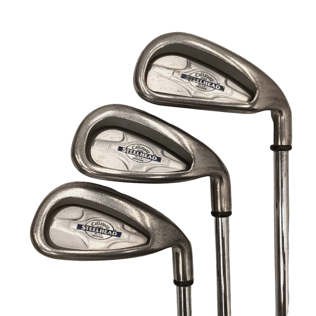 Callaway Steelhead X-14 Jernsæt / 3-9i / Flex Regular / Stål [model:birefnet-general] [bg:handrolled]