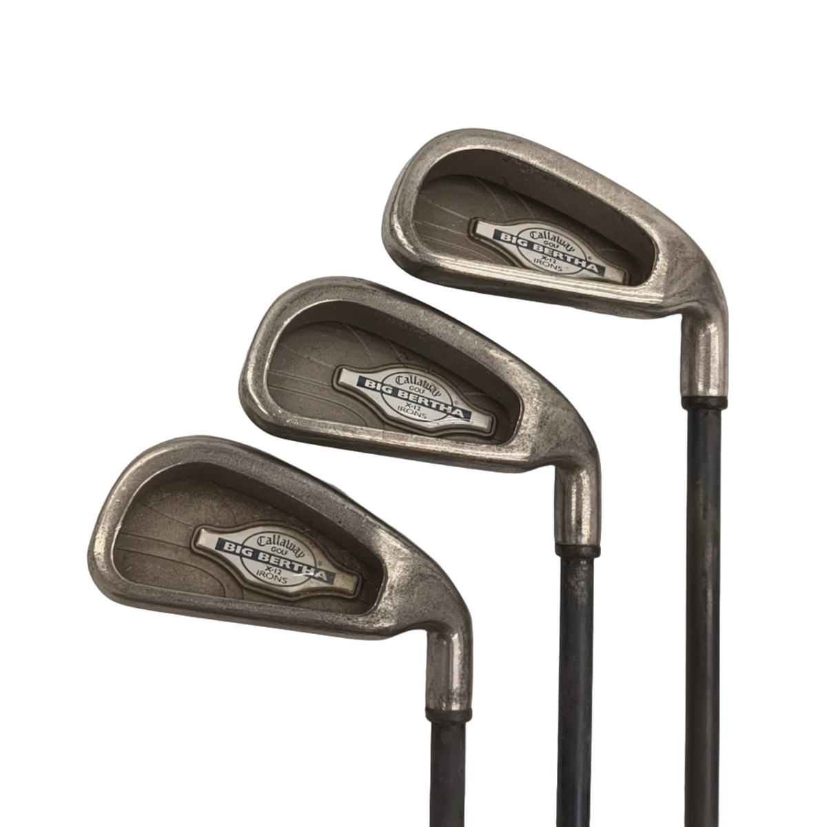 Callaway Big Bertha X-12 Jernsæt / 5-PW / Flex Stiff / Grafit [model:birefnet-general] [bg:handrolled]