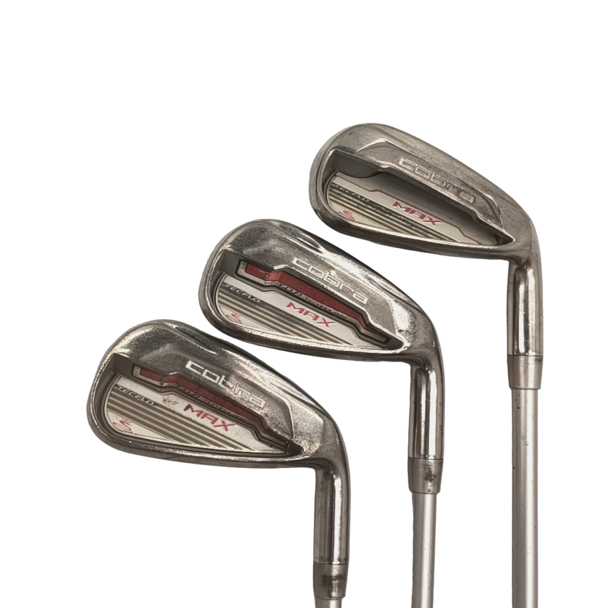 Cobra Max TecFlo Jernsæt / 7-PW+GW+SW / Flex Ladies / Grafit [model:birefnet-general] [bg:handrolled]