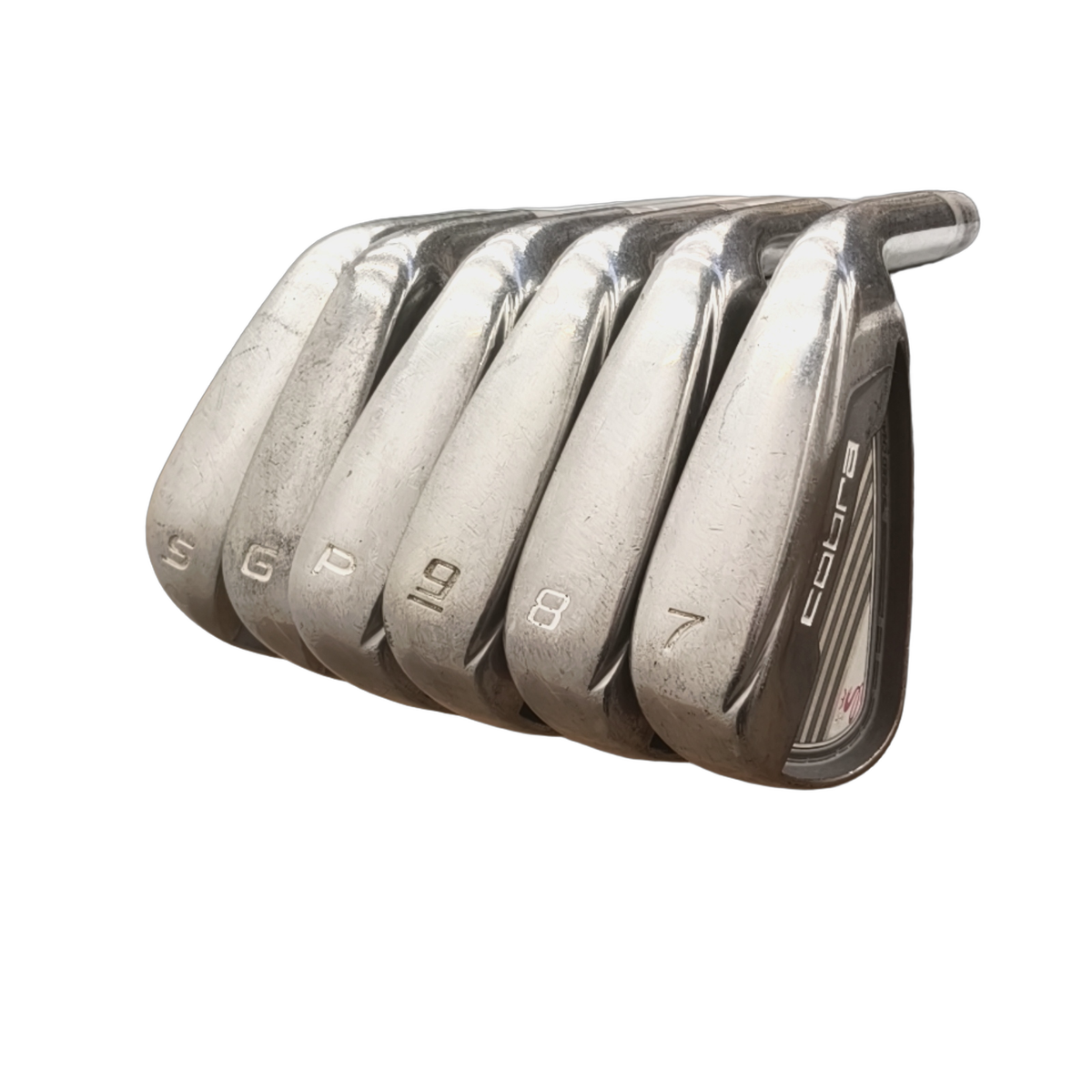 Cobra Max TecFlo Jernsæt / 7-PW+GW+SW / Flex Ladies / Grafit [model:birefnet-general] [bg:handrolled]
