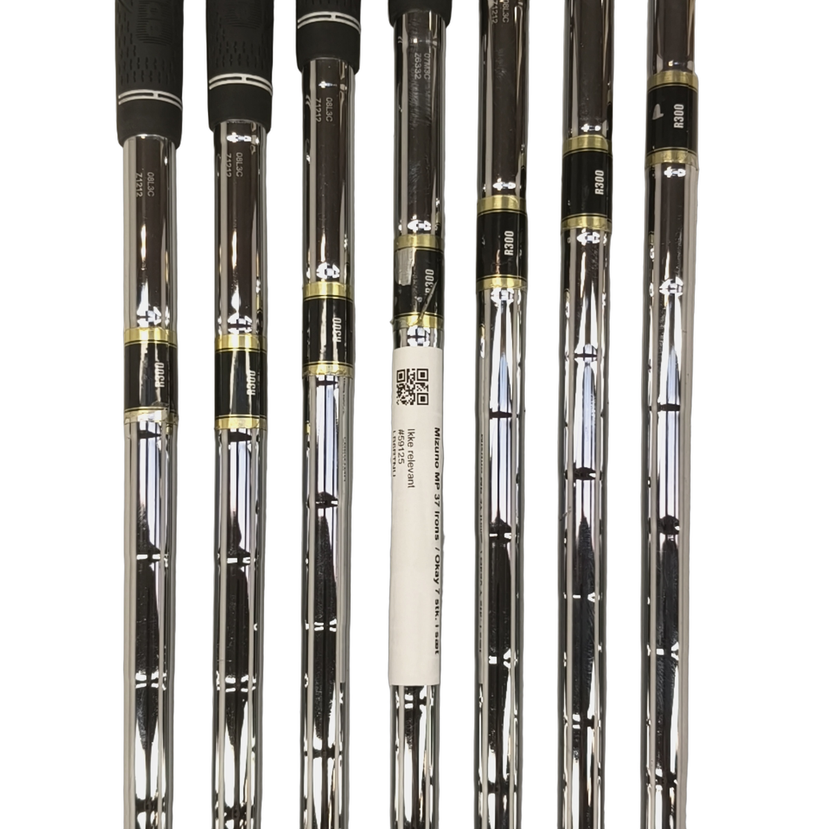 Mizuno MP-37 Jernsæt / 4-PW / Flex Regular / Stål [model:birefnet-general] [bg:handrolled]