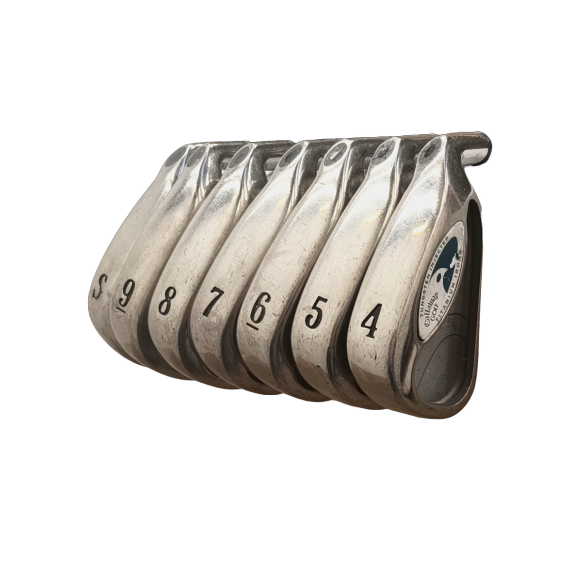 Callaway Hawk Eye Titanium Jernsæt / 4-9i+SW / Flex Ladies / Grafit [model:birefnet-general] [bg:handrolled]