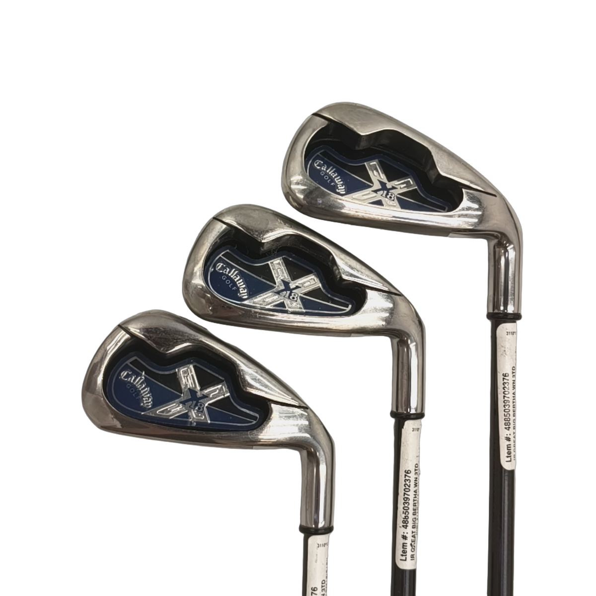 Callaway X-18 Jernsæt / 3-4i+6i+8-PW / Flex Regular / Grafit [model:birefnet-general] [bg:handrolled]
