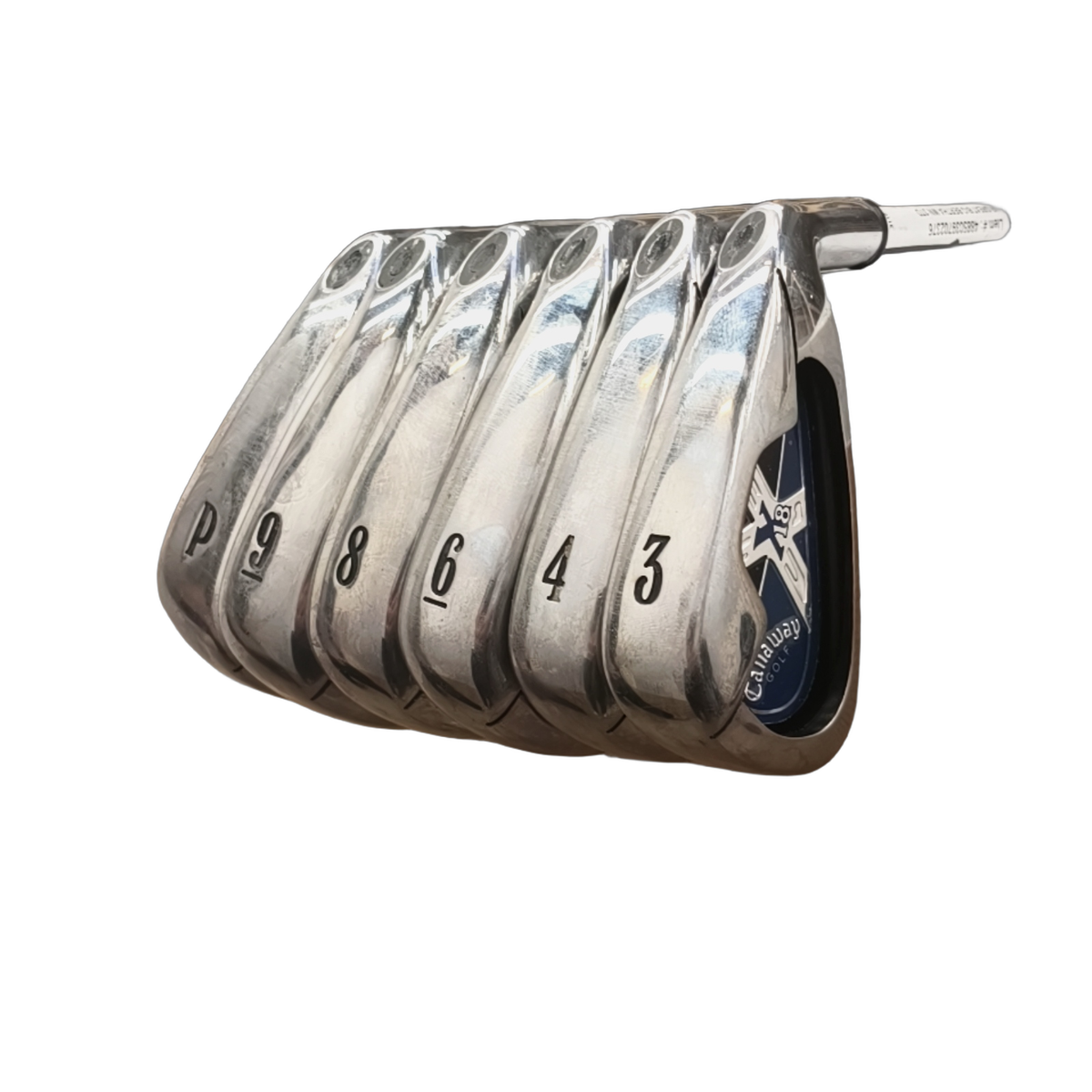 Callaway X-18 Jernsæt / 3-4i+6i+8-PW / Flex Regular / Grafit [model:birefnet-general] [bg:handrolled]