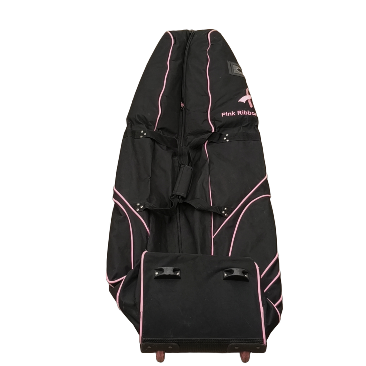Pink Ribbon Golf Rejsecover Golf Bag / 1-Rum / Sort [model:birefnet-general] [bg:handrolled]