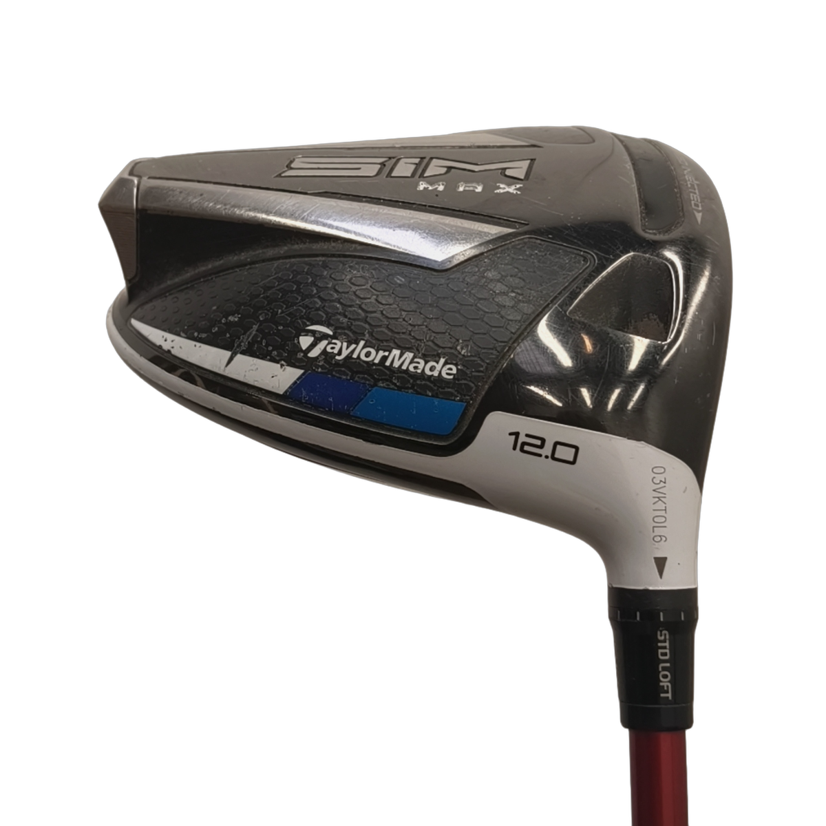 TaylorMade SIM Max Driver / Flex A-flex / Loft 12 [model:birefnet-general] [bg:handrolled]