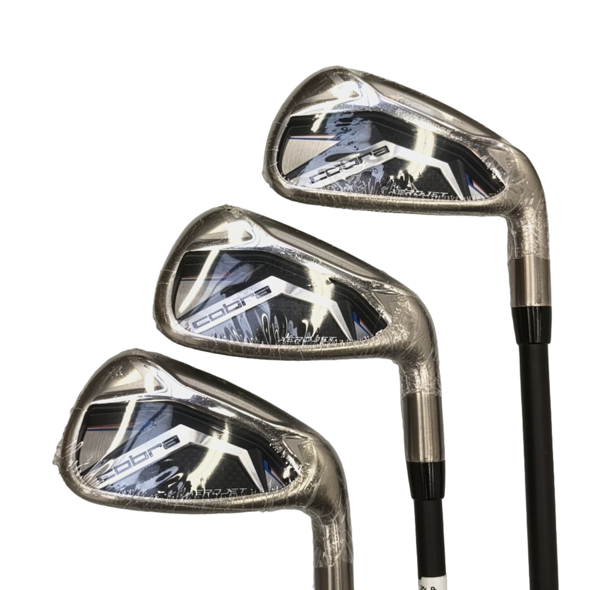 Cobra AeroJet Jernsæt / 5-PW / Flex Regular / Grafit [model:birefnet-general] [bg:handrolled]
