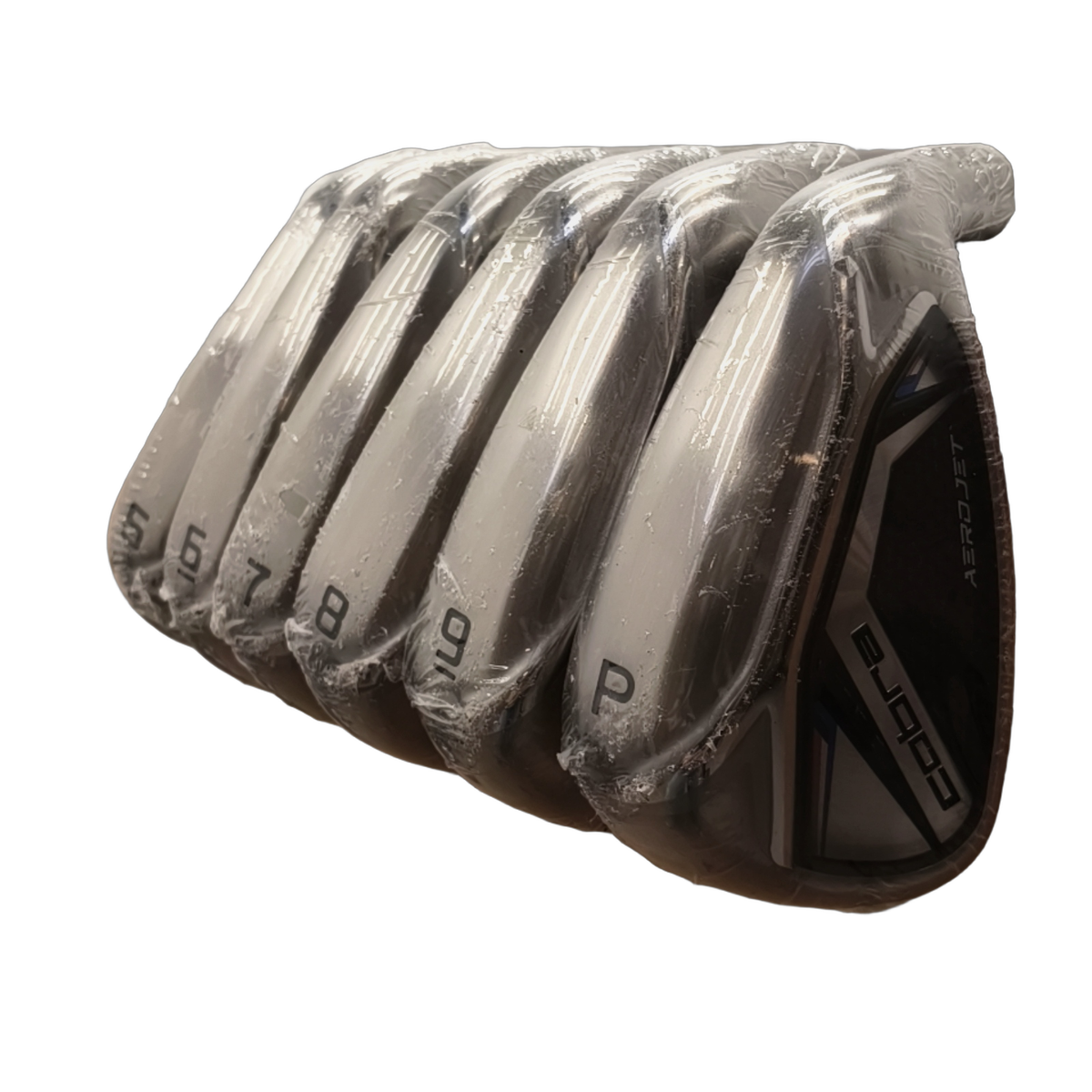 Cobra AeroJet Jernsæt / 5-PW / Flex Regular / Grafit [model:birefnet-general] [bg:handrolled]