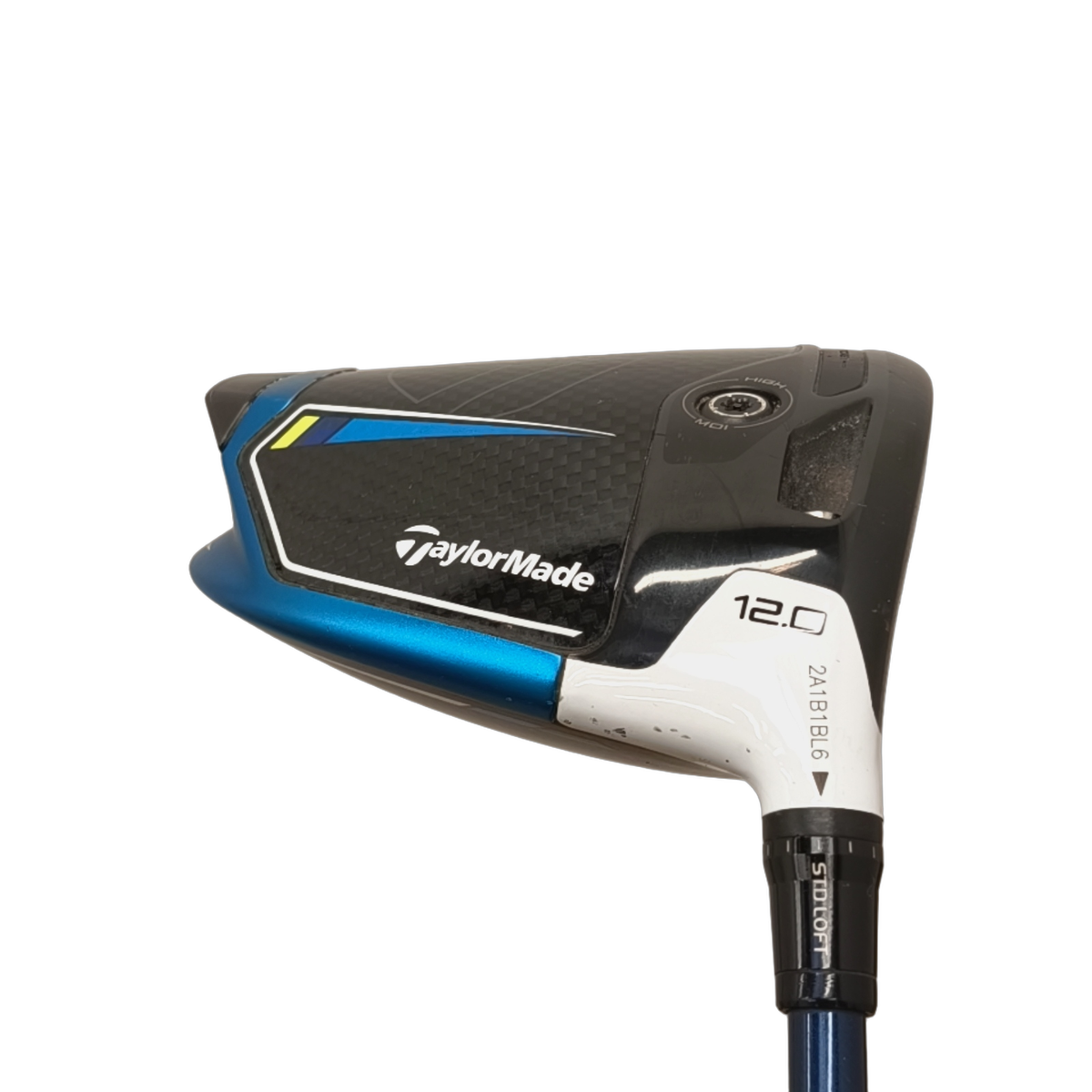 TaylorMade Sim 2 Max Driver / Flex A-flex / Loft 12 [model:birefnet-general] [bg:handrolled]