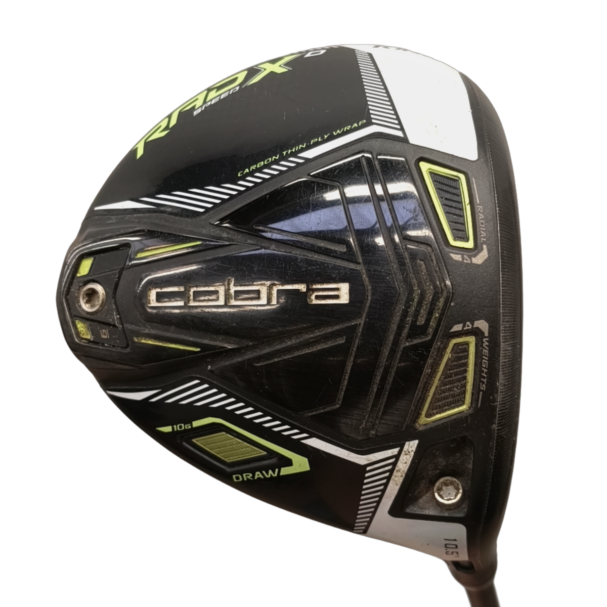 Cobra Radspeed Driver / Flex Stiff / Loft 10.5 [model:birefnet-general] [bg:handrolled]