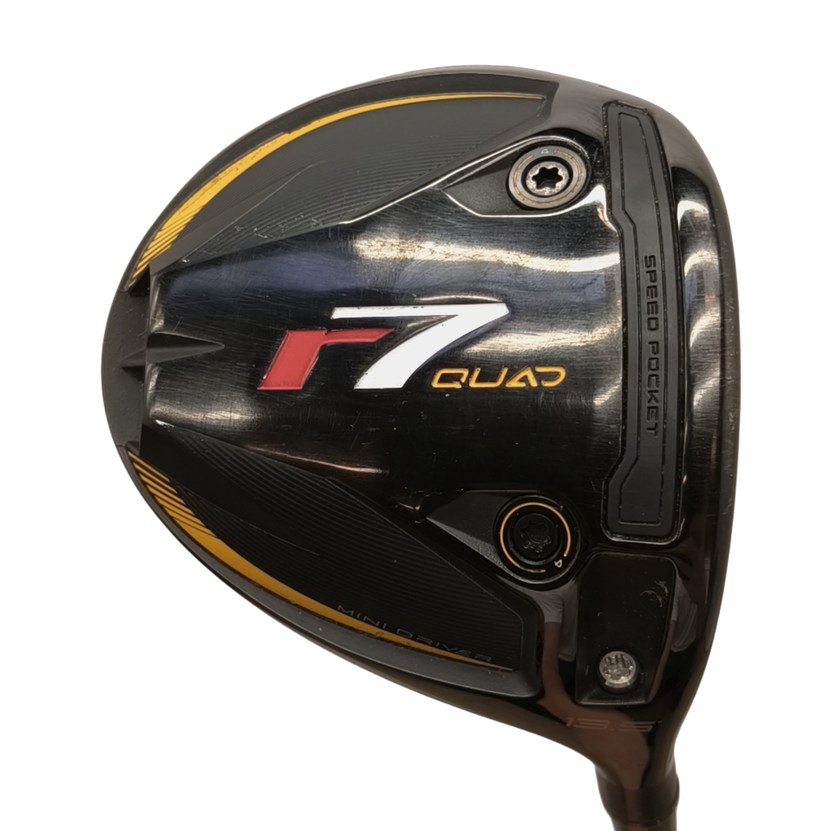 TaylorMade R7 Quad Driver / Flex Regular / Loft 13.5 [model:birefnet-general] [bg:handrolled]
