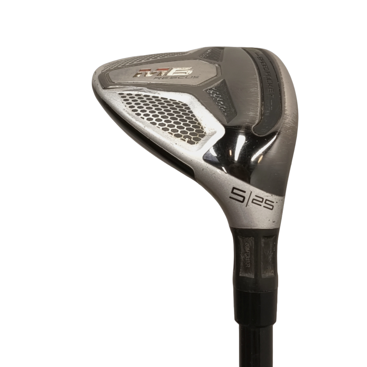 TaylorMade M6 Hybrid / Flex A-flex / #5/25 [model:birefnet-general] [bg:handrolled]