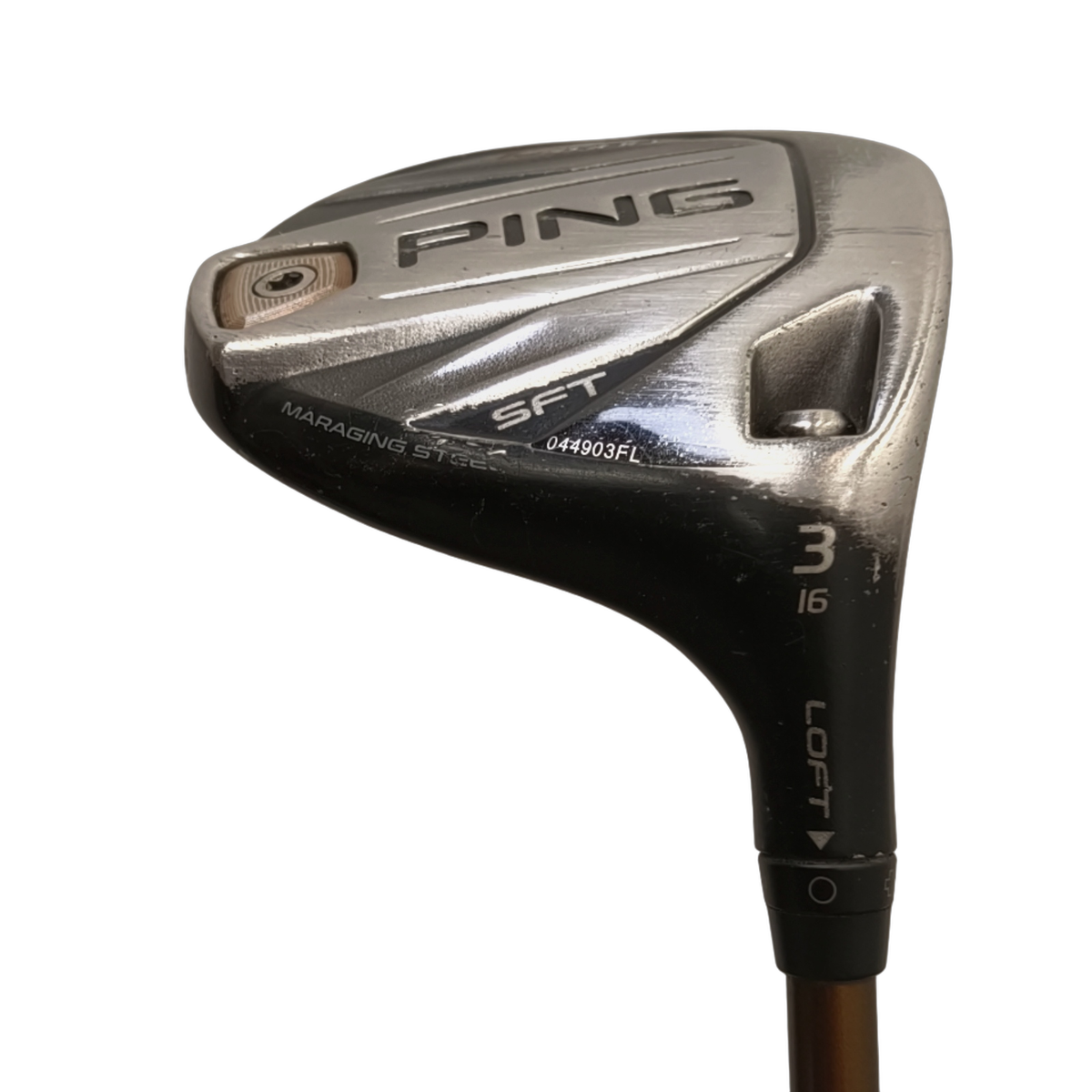 PING G400 SFT Fairway Wood / Flex Regular / #3/16 [model:birefnet-general] [bg:handrolled]