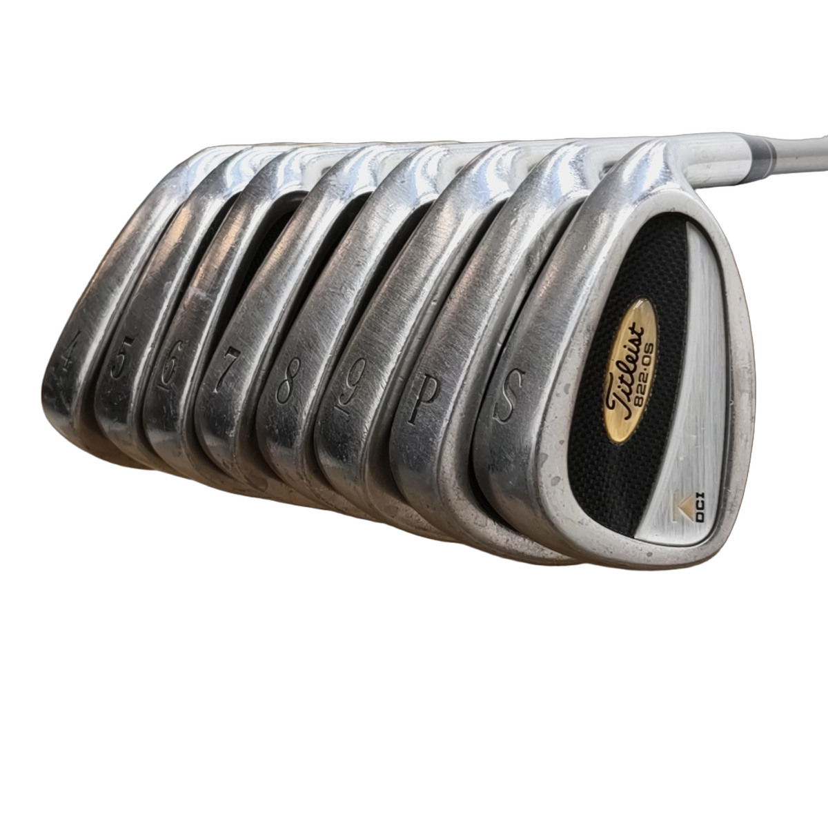 Titleist DCI 822 Jernsæt / 4-PW+SW / Flex Ladies / Grafit [model:birefnet-general] [bg:handrolled]