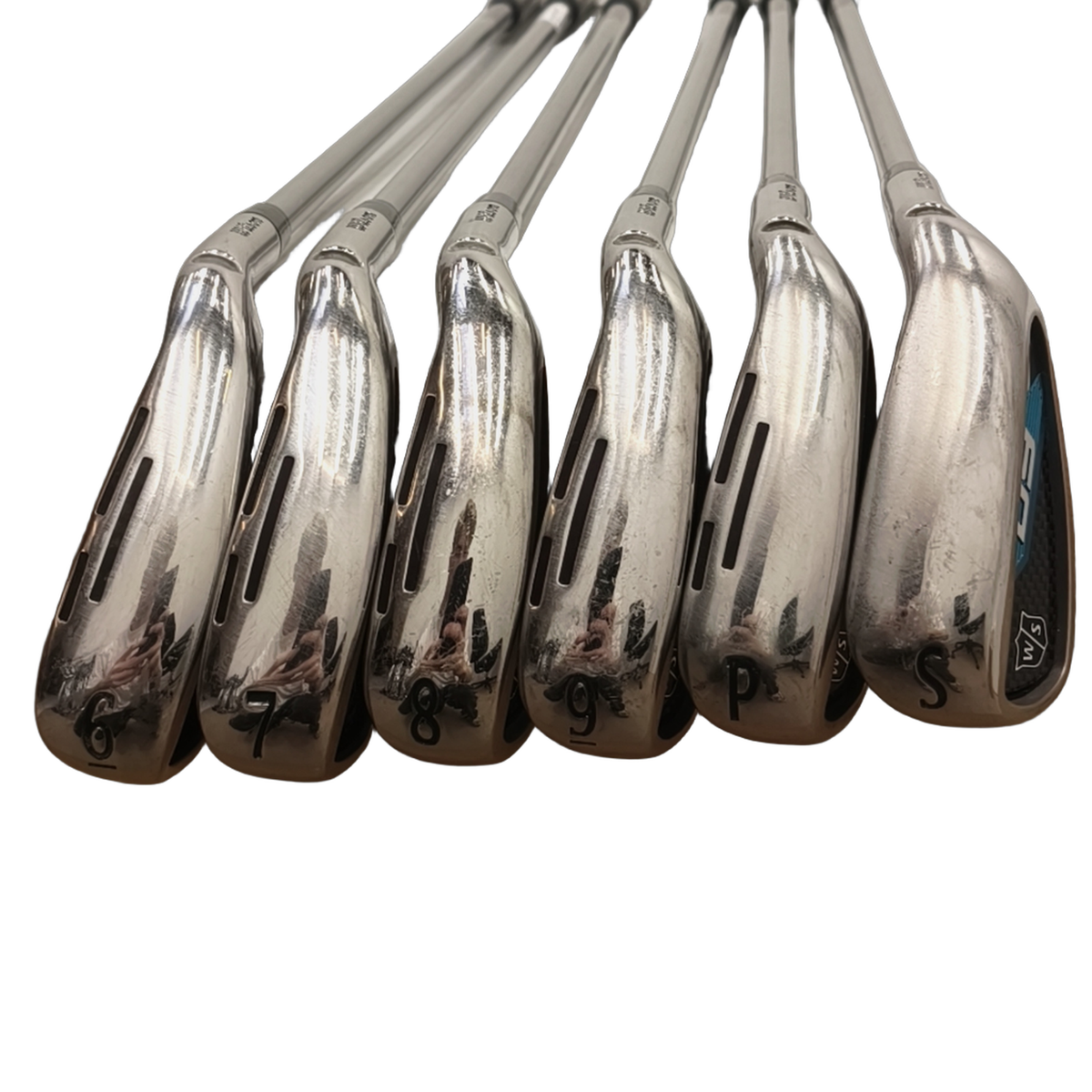Wilson Staff D9 Jernsæt / 6-PW+SW / Flex Ladies / Grafit [model:birefnet-general] [bg:handrolled]