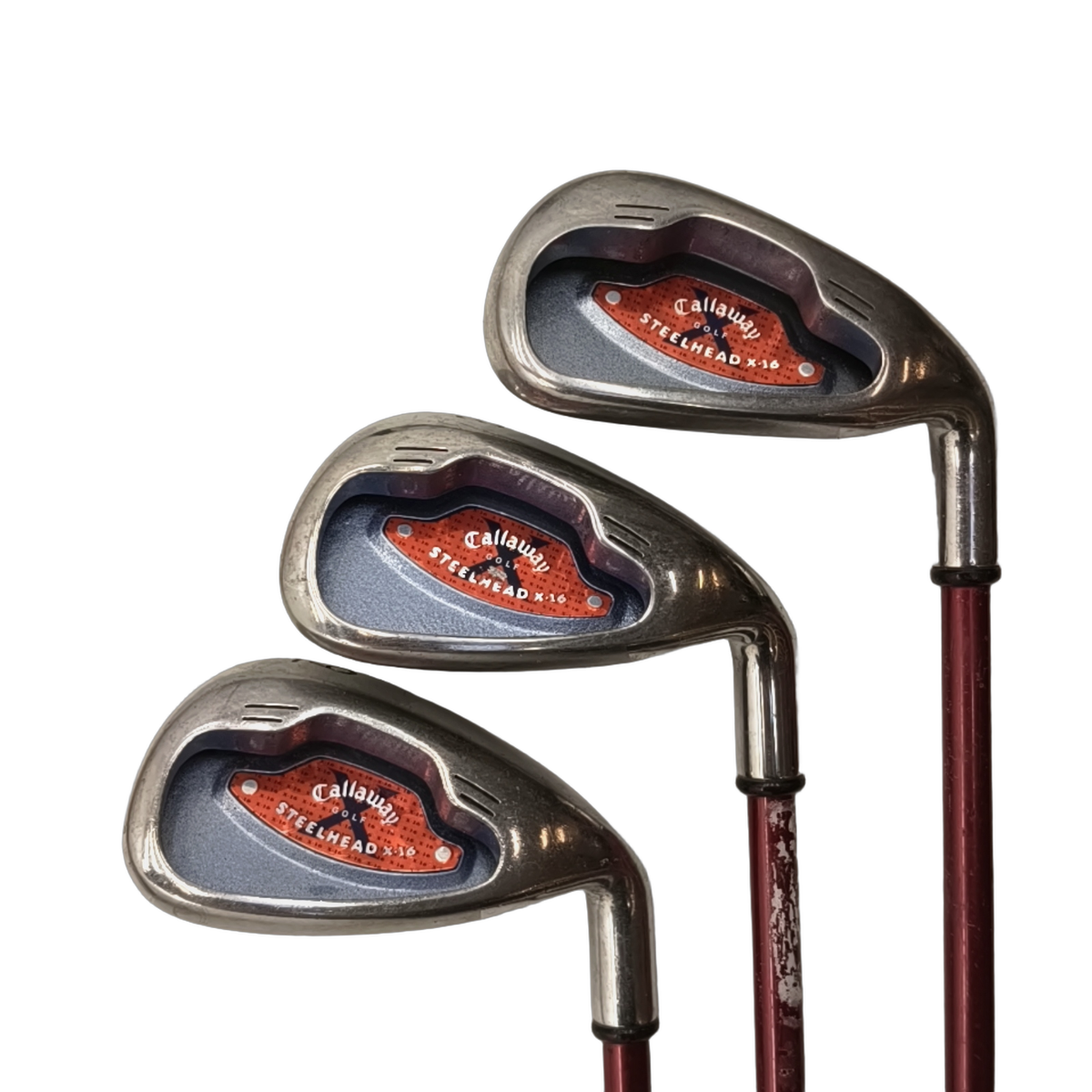 Callaway Steelhead X-16 Jernsæt / 3-PW+SW / Flex Ladies / Grafit [model:birefnet-general] [bg:handrolled]