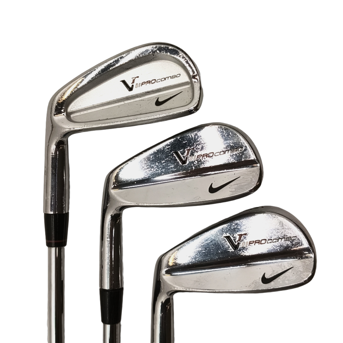 Venstre Nike Vr Pro Combo Jernsæt / 5-PW / Flex X-Stiff / Stål [model:birefnet-general] [bg:handrolled]