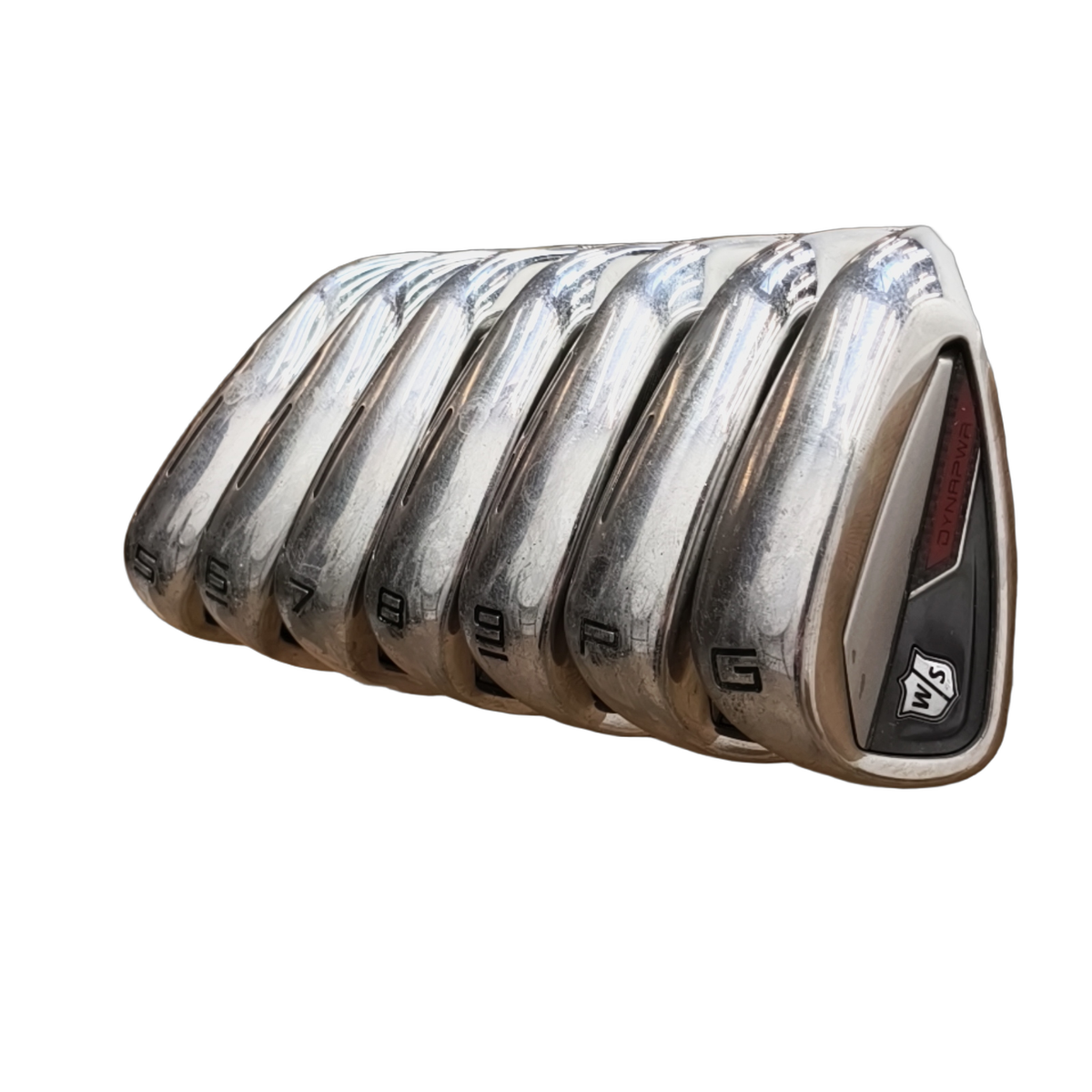 Wilson DynaPWR Jernsæt / 5-PW+GW / Flex Stiff / Stål [model:birefnet-general] [bg:handrolled]