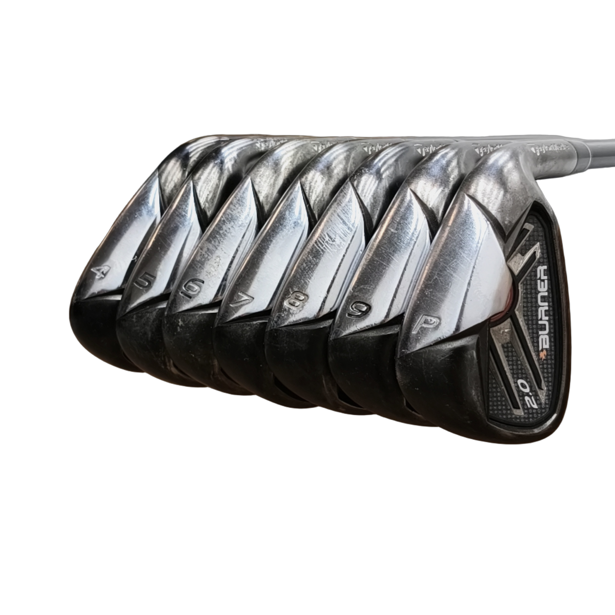 TaylorMade Burner 2.0 Jernsæt / 4-PW / Flex A-flex / Grafit [model:birefnet-general] [bg:handrolled]