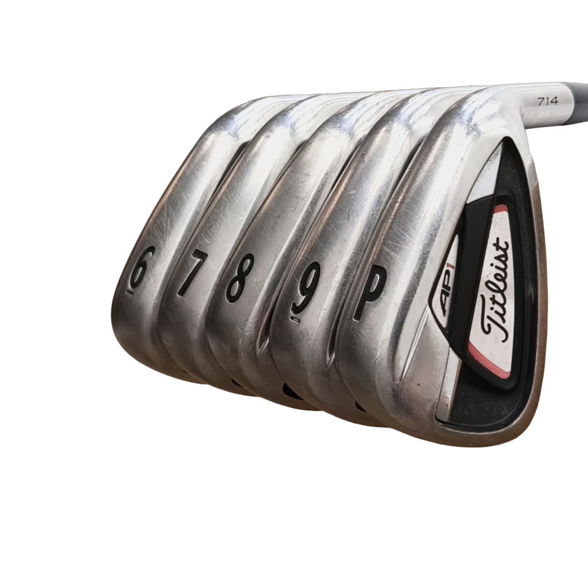 Titleist AP1 714 Jernsæt / 6-PW / Flex A-flex / Grafit [model:birefnet-general] [bg:handrolled]