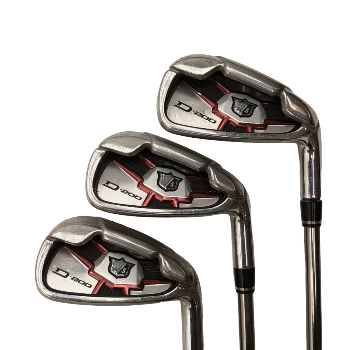 Wilson D200 Jernsæt / 7-PW+GW+SW / Flex A-flex / Grafit [model:birefnet-general] [bg:handrolled]