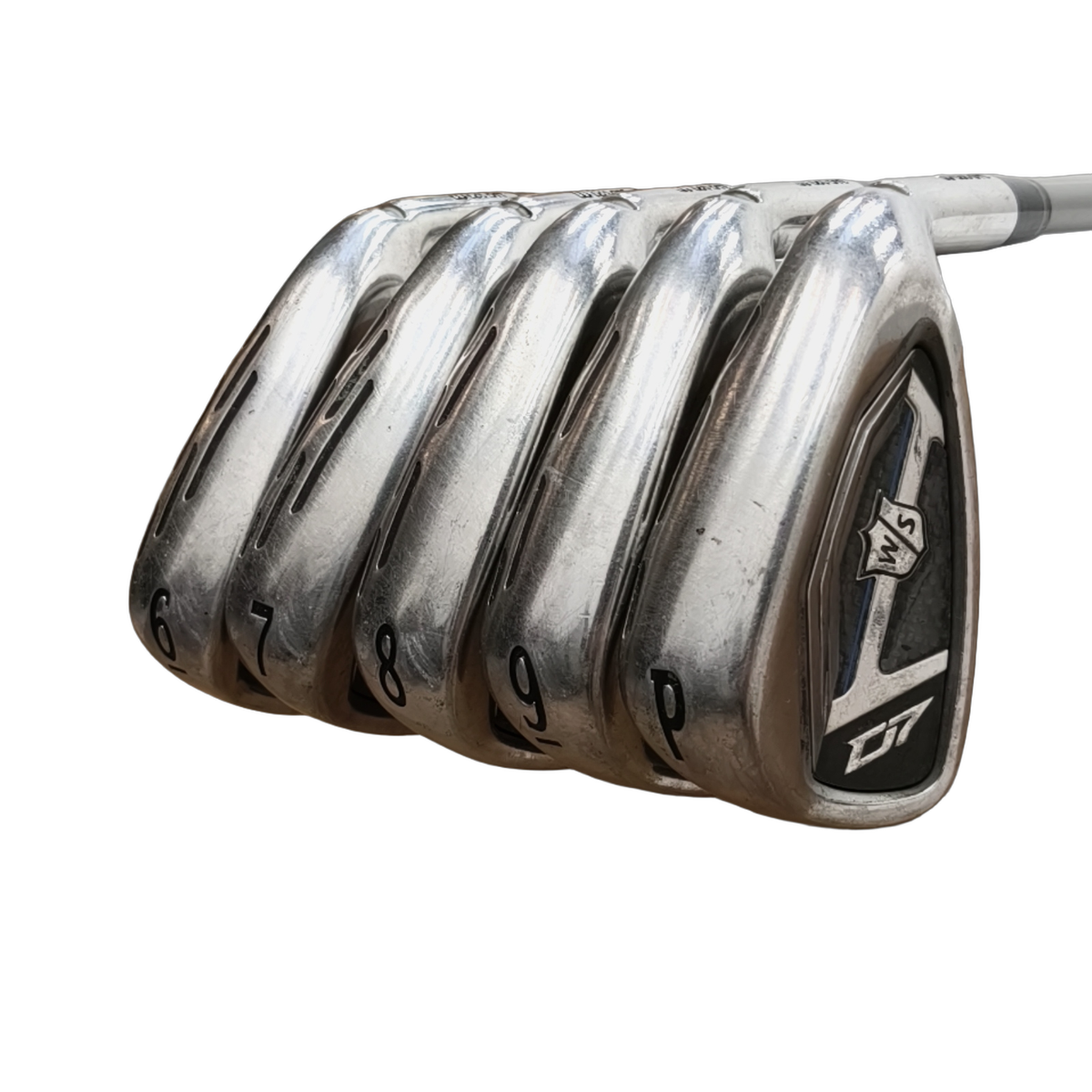 Wilson Staff D7 Jernsæt / 6-PW / Flex Regular / Grafit [model:birefnet-general] [bg:handrolled]