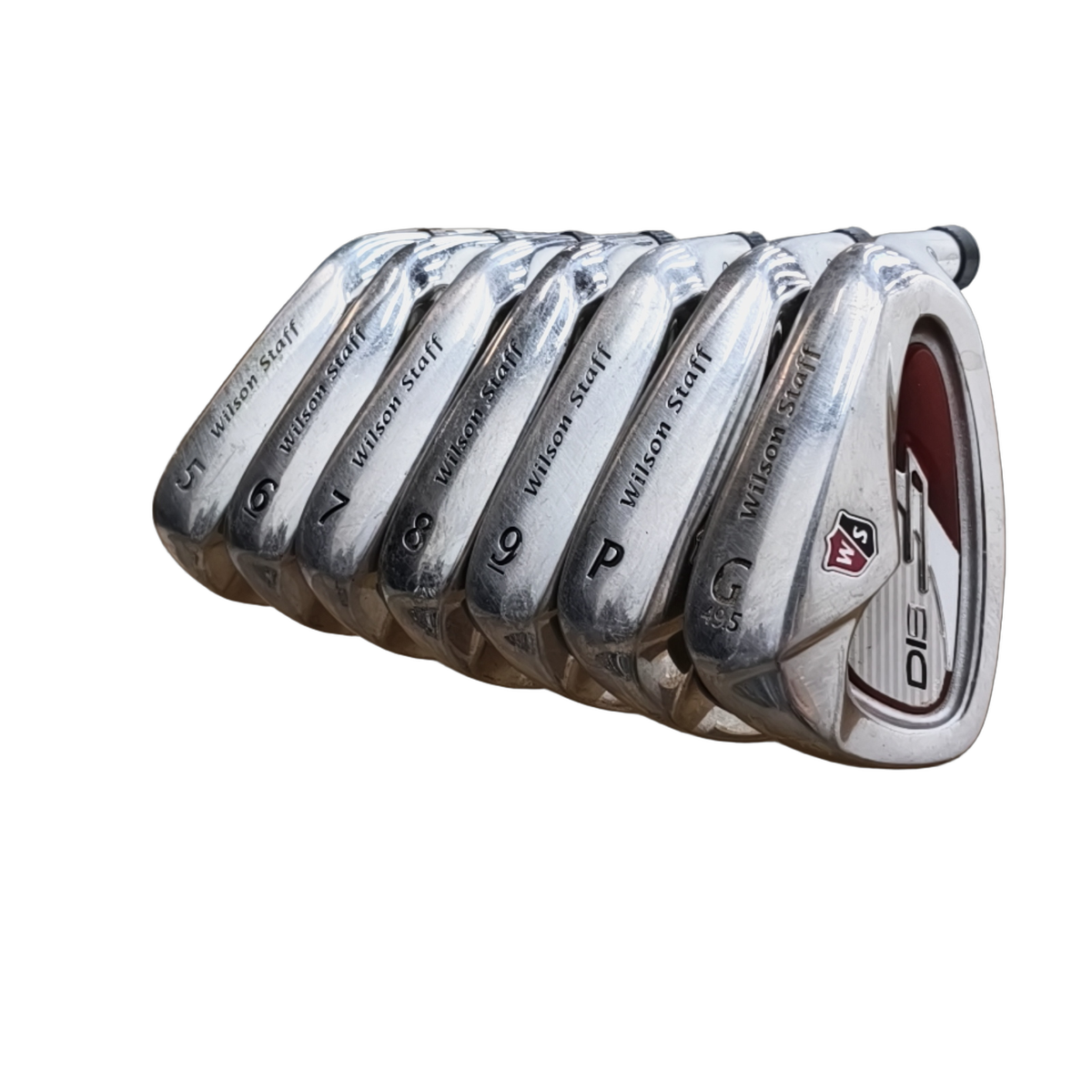 Wilson DI9 Jernsæt / 5-PW+GW / Flex Uniflex / Stål [model:birefnet-general] [bg:handrolled]
