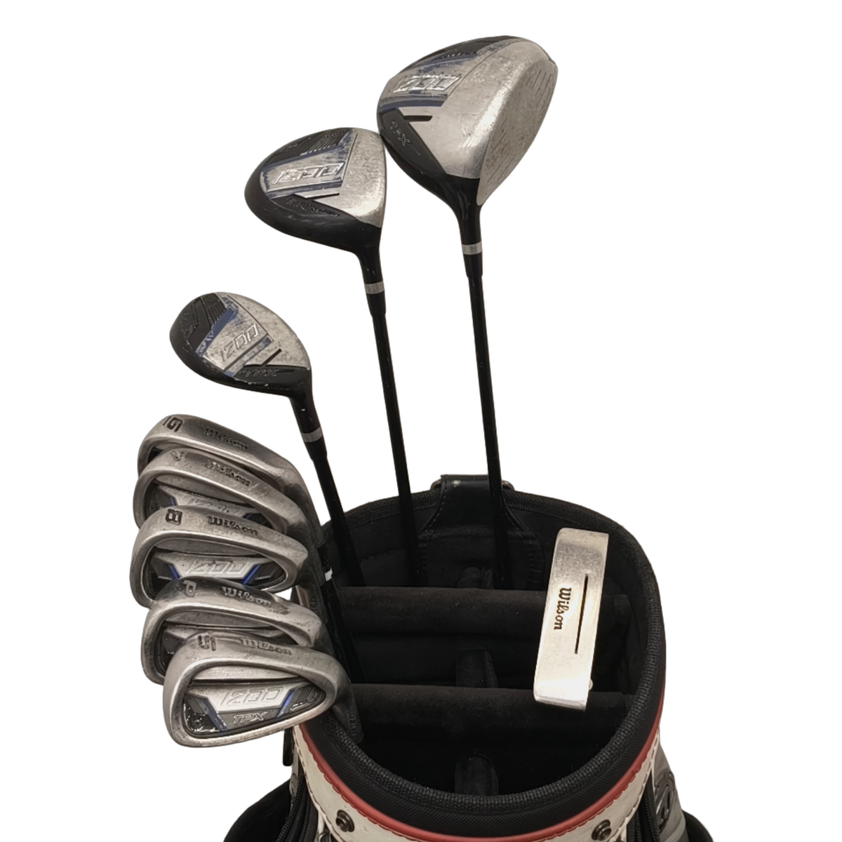 Wilson TPX 1200 Komplet Sæt Uden Bag / 6-8i+PW+SW / Flex Regular / Stål [model:birefnet-general] [bg:handrolled]