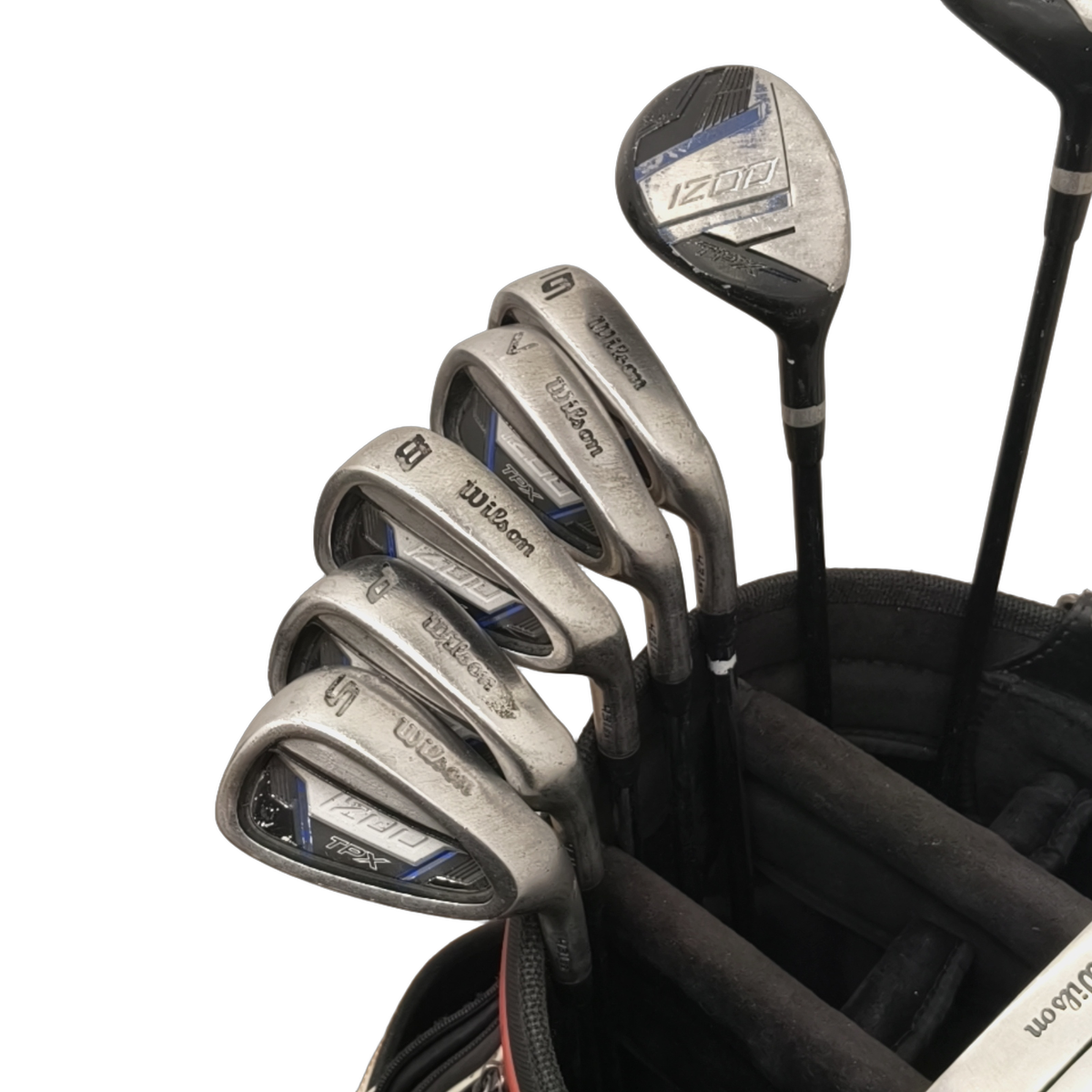 Wilson TPX 1200 Komplet Sæt Uden Bag / 6-8i+PW+SW / Flex Regular / Stål [model:birefnet-general] [bg:handrolled]