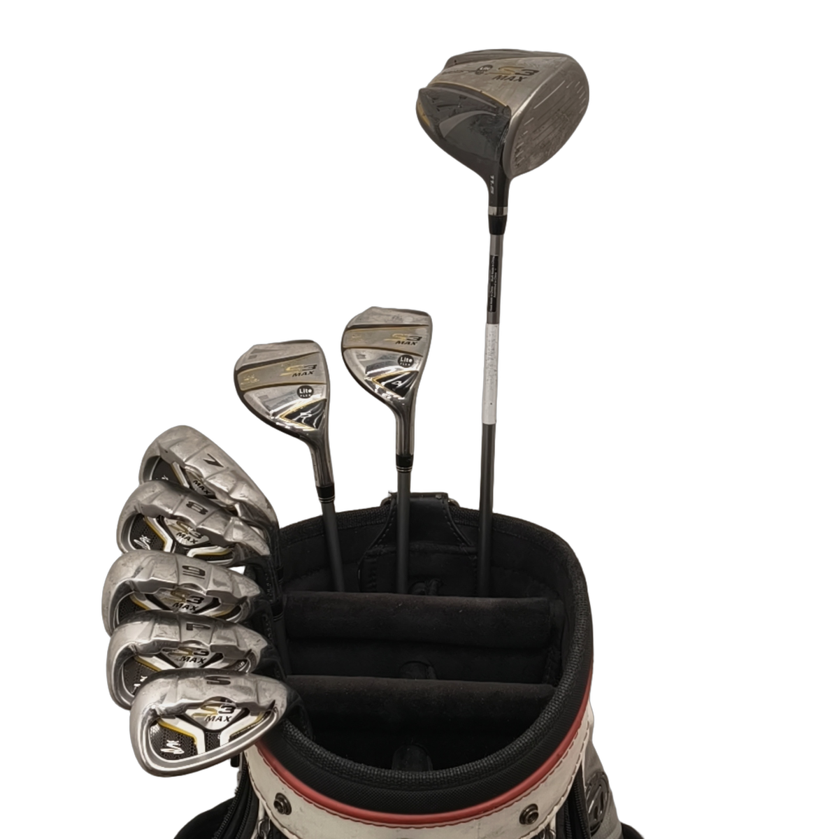Cobra S3 Max Komplet Sæt Uden Bag / 7-PW+SW / Flex A-flex / Grafit [model:birefnet-general] [bg:handrolled]