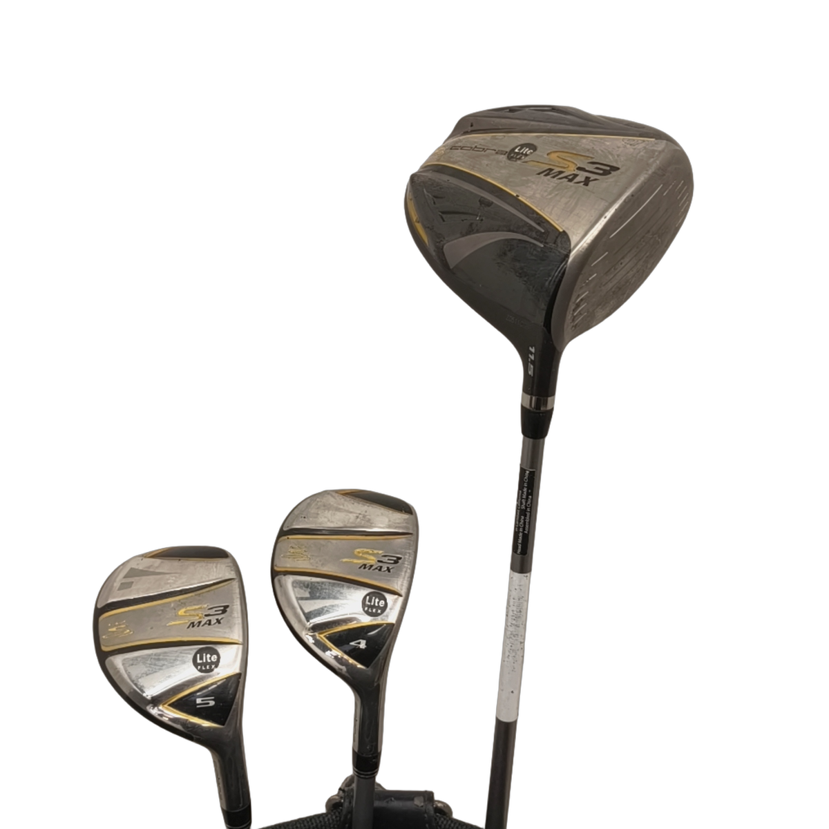Cobra S3 Max Komplet Sæt Uden Bag / 7-PW+SW / Flex A-flex / Grafit [model:birefnet-general] [bg:handrolled]
