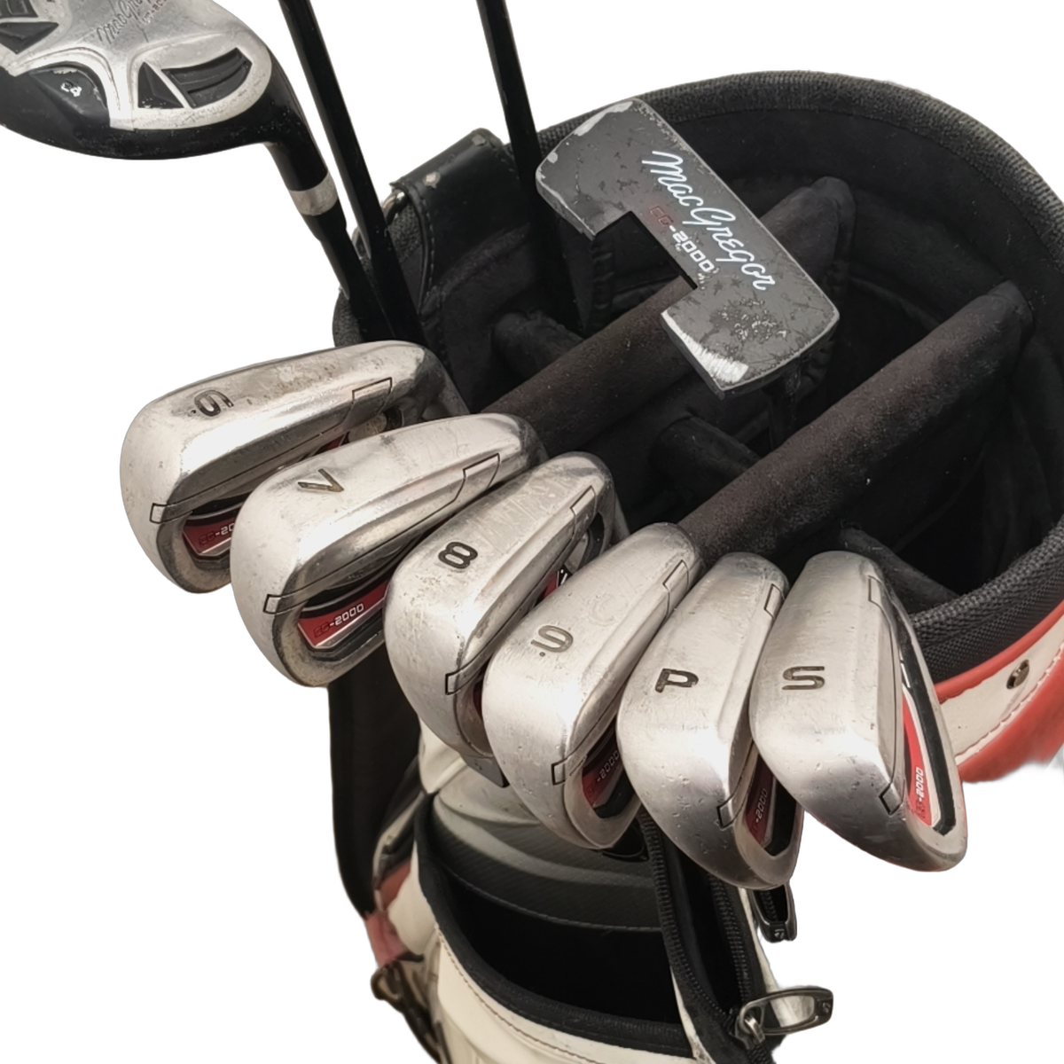 MacGregor CG-2000 Komplet Sæt Uden Bag / 6-PW+SW / Flex Regular / Grafit [model:birefnet-general] [bg:handrolled]