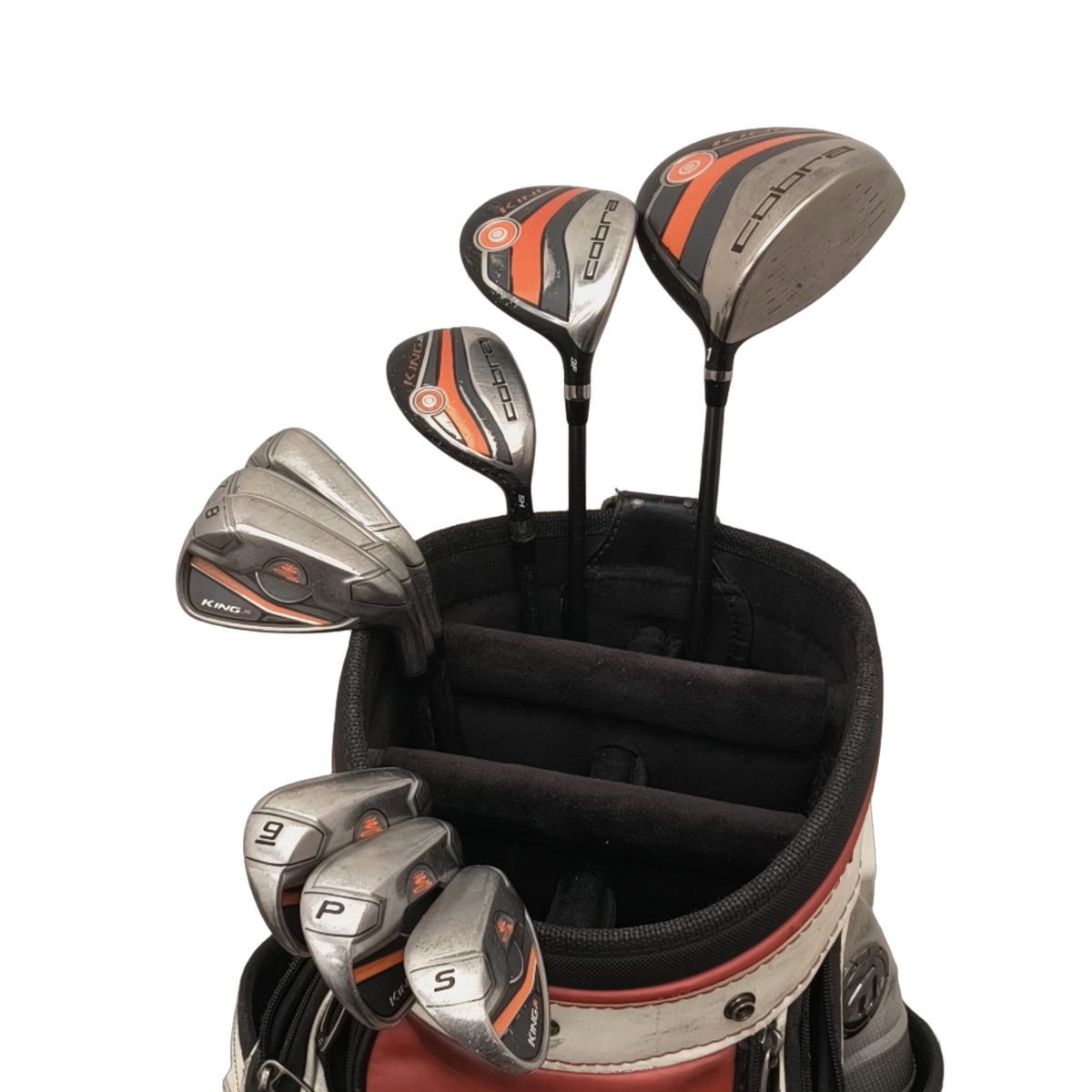 Cobra King JR Komplet Sæt Uden Bag / 6-PW+SW / Flex Junior  / Grafit [model:birefnet-general] [bg:handrolled]
