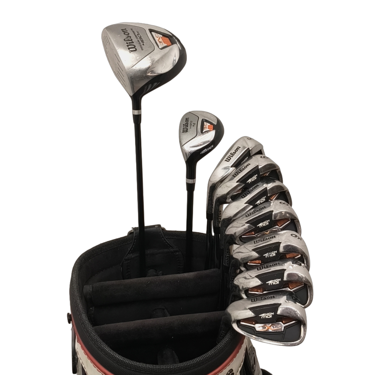 Venstre Wilson X31 High MOI Komplet Sæt Uden Bag / 5-PW+SW / Flex Regular / Stål [model:birefnet-general] [bg:handrolled]