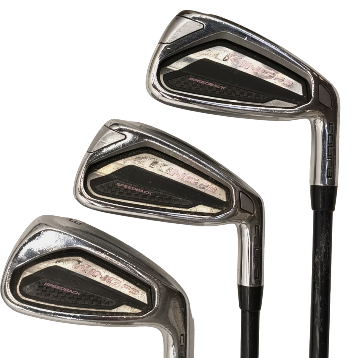 Cobra King F9 SpeedBack Eisenset / 6-PW+SW / Flex Ladies / Graphit [model:birefnet-general] [bg:handrolled]