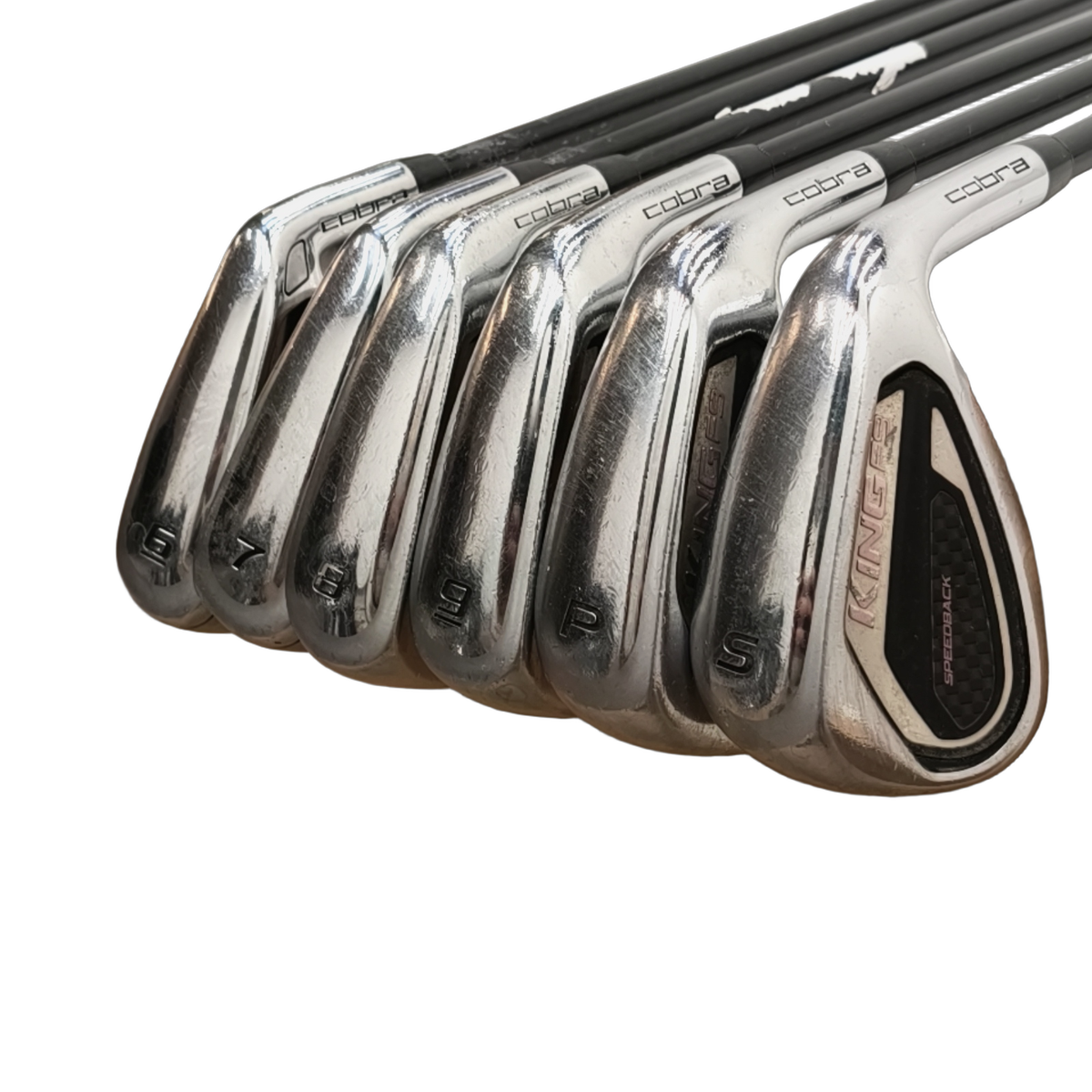 Cobra King F9 SpeedBack Eisenset / 6-PW+SW / Flex Ladies / Graphit [model:birefnet-general] [bg:handrolled]