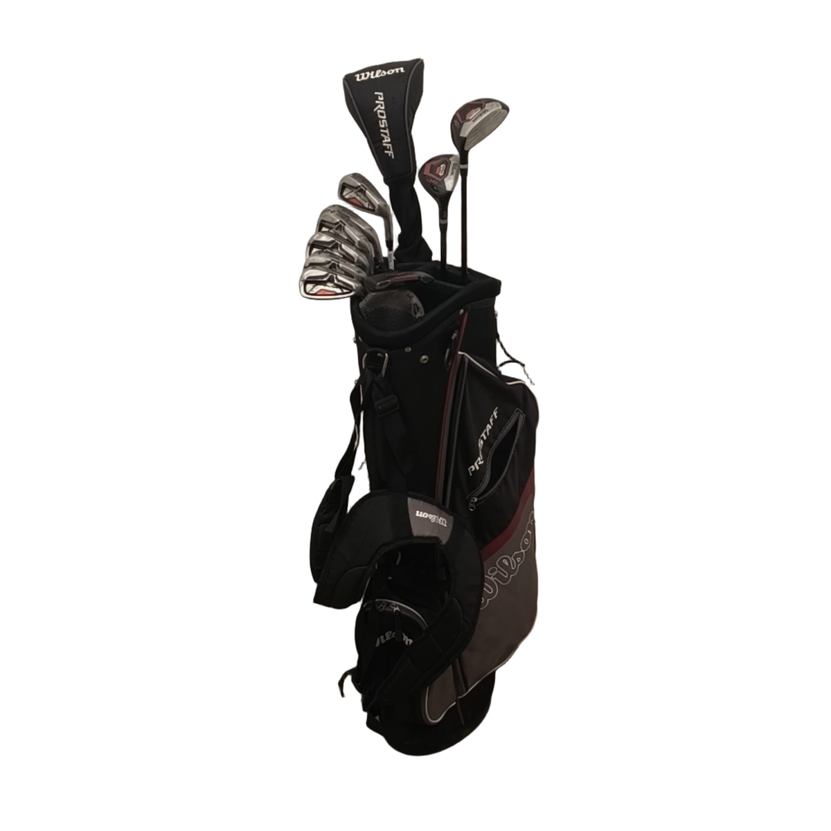 Wilson Prostaff HDX Komplet Sæt Med Bag / 6-PW+SW / Flex Uniflex / Stål [model:birefnet-general] [bg:handrolled]