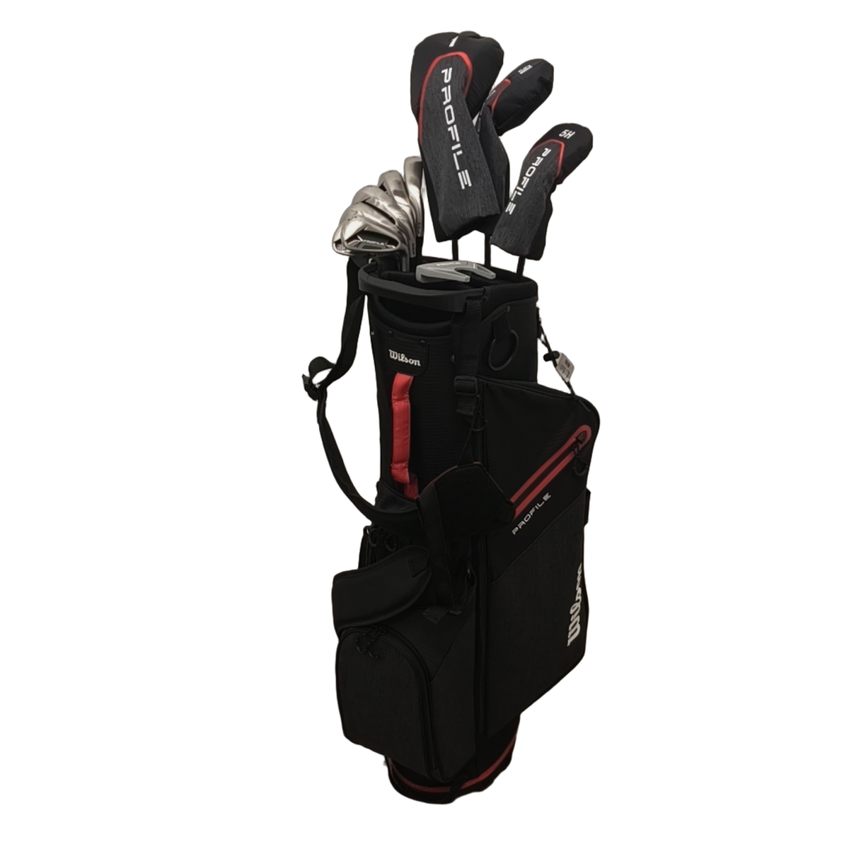 Wilson Profile Komplet Sæt Med Bag / 6-PW+SW / Flex Regular / Grafit [model:birefnet-general] [bg:handrolled]