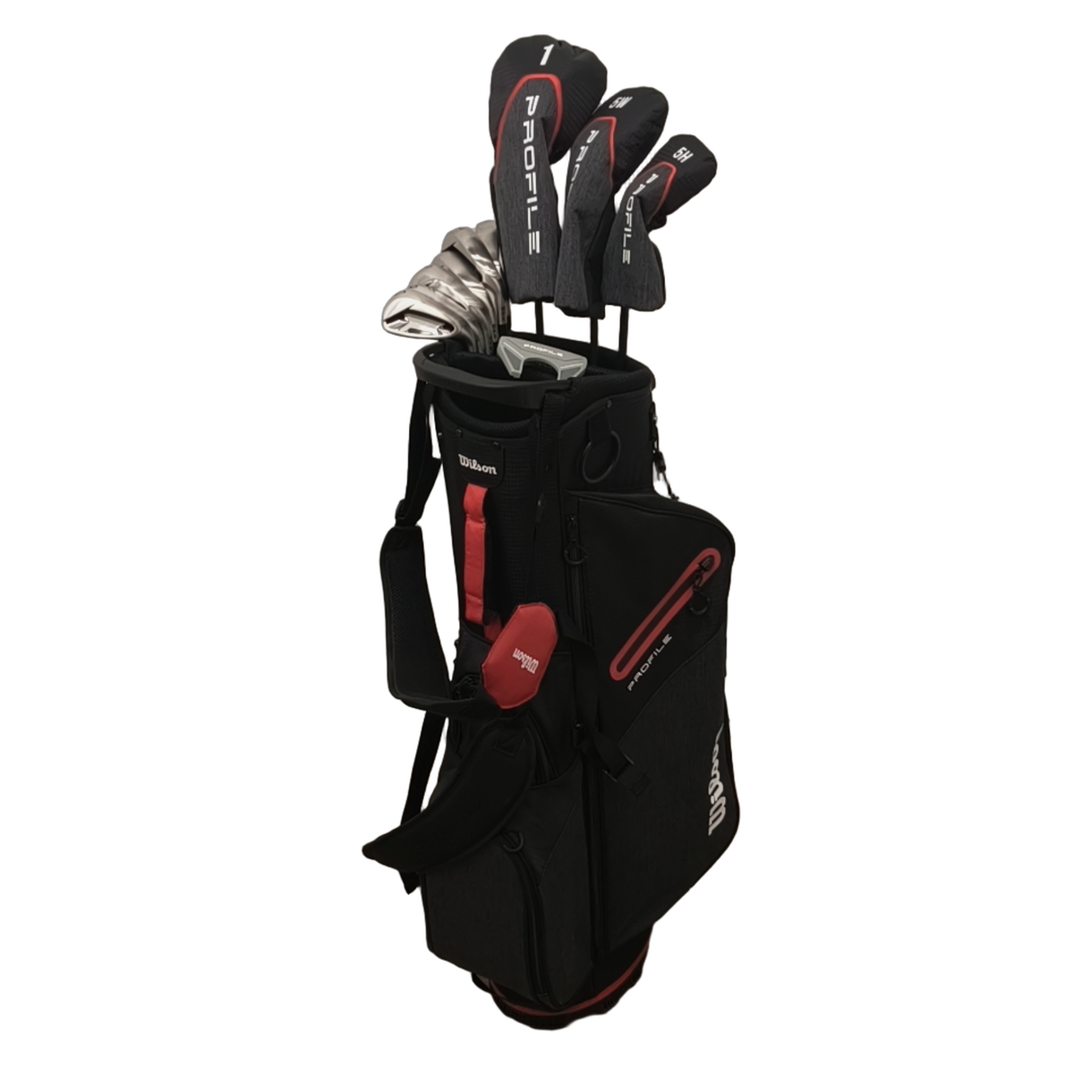 Wilson Profile Komplet Sæt Med Bag / 6-PW+SW / Flex Regular / Grafit [model:birefnet-general] [bg:handrolled]